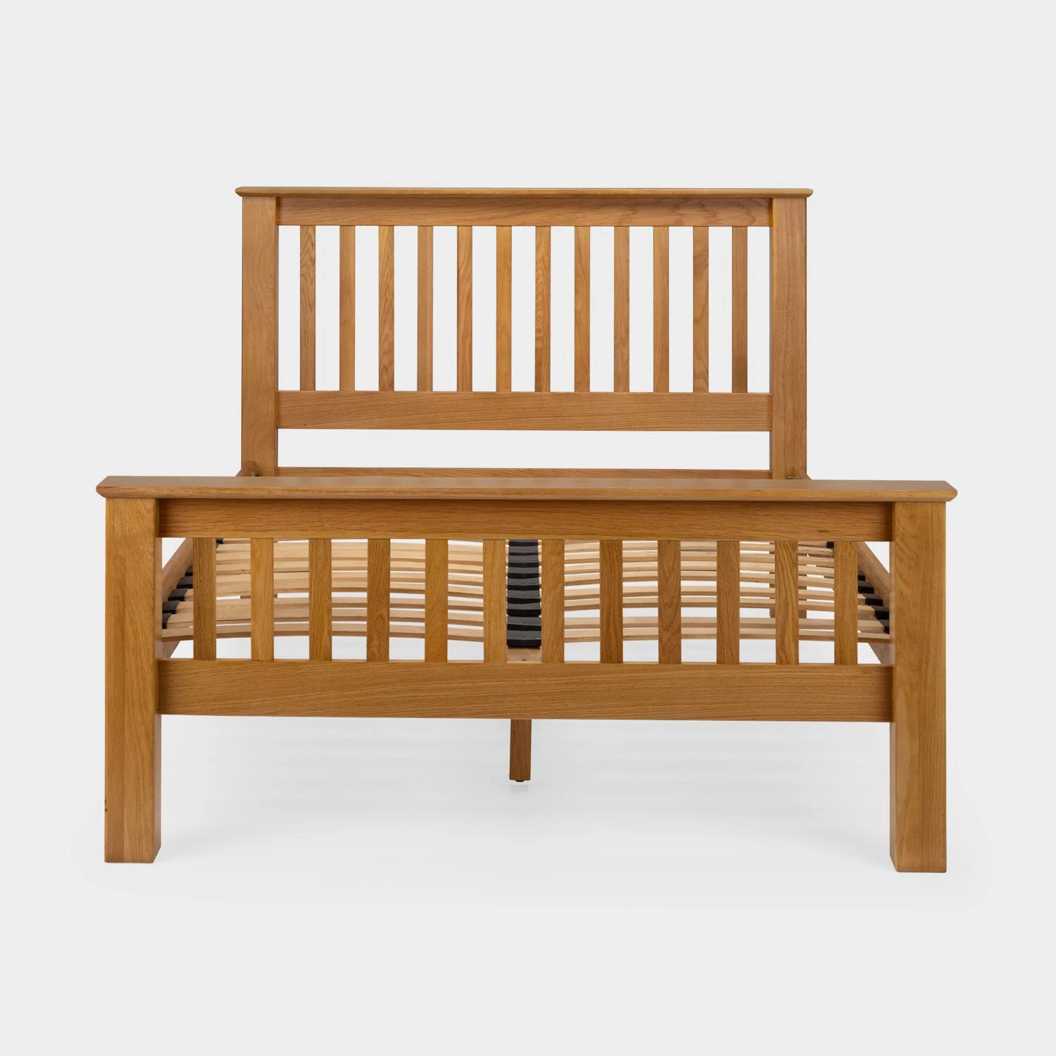 Abbot Bed Frame Double Light Oak - Image 5