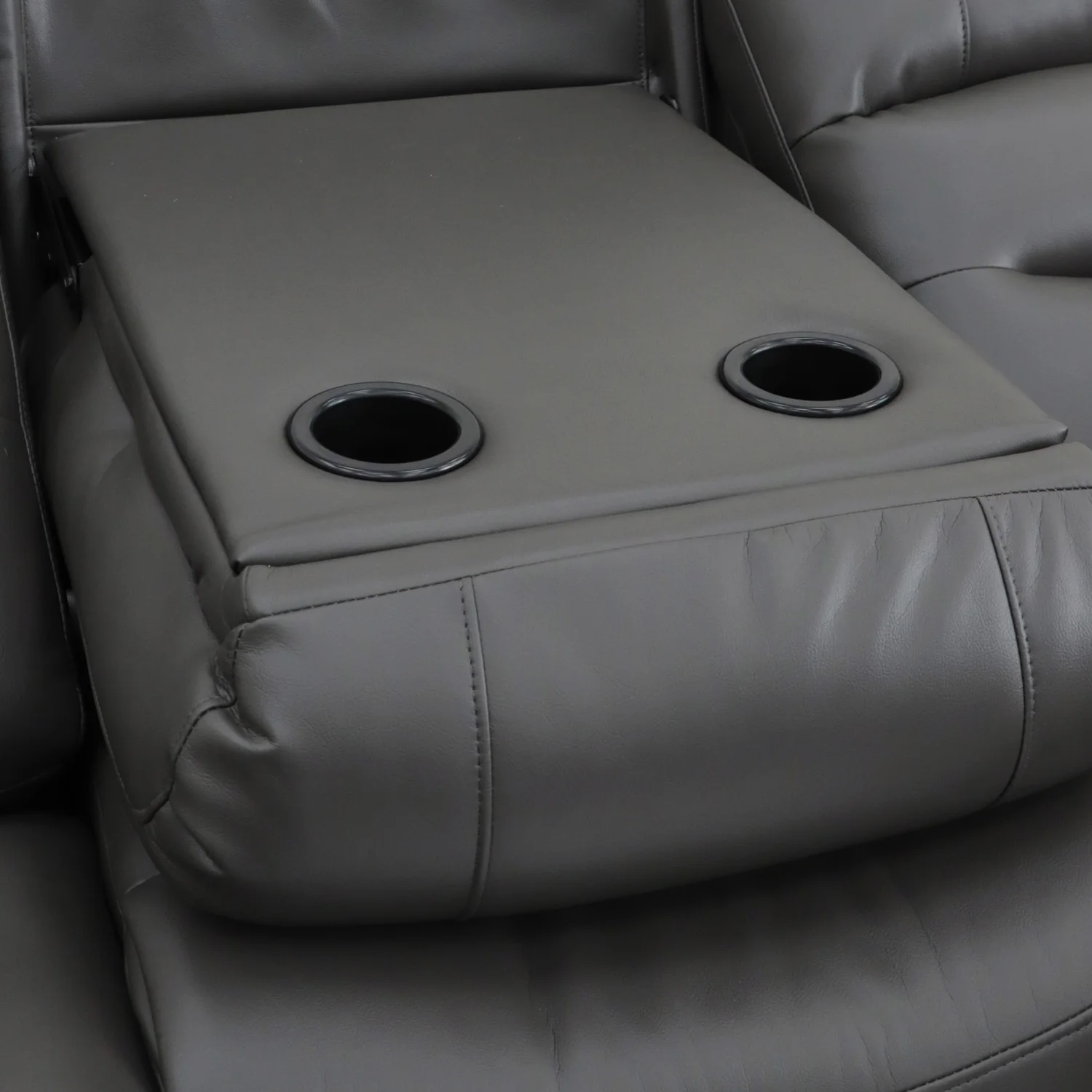 Alva Electric Recliner Sofa Grey 3 Seater - Image 6