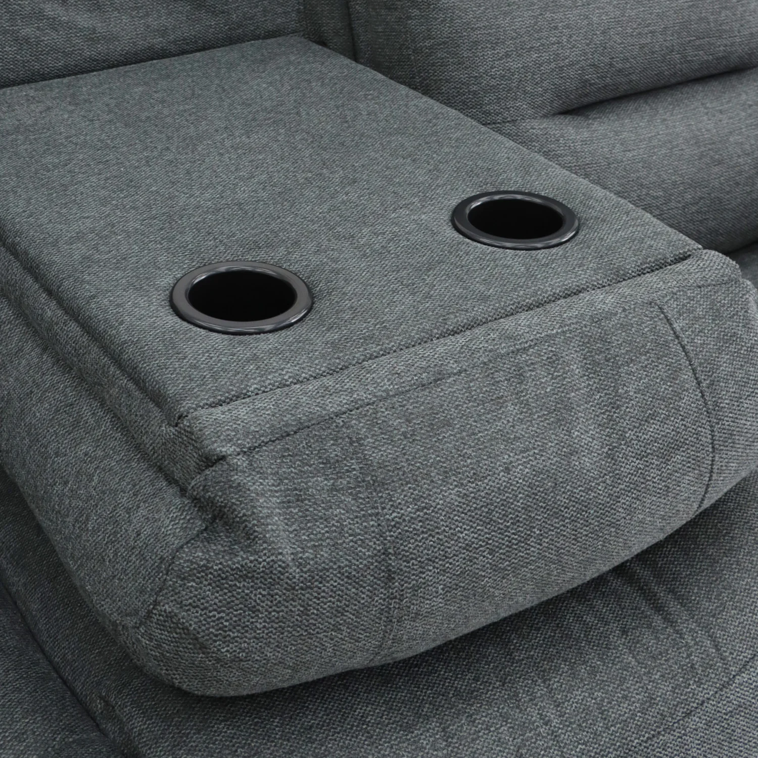Alva Electric Recliner Sofa Graphite 3 Seater - Image 4