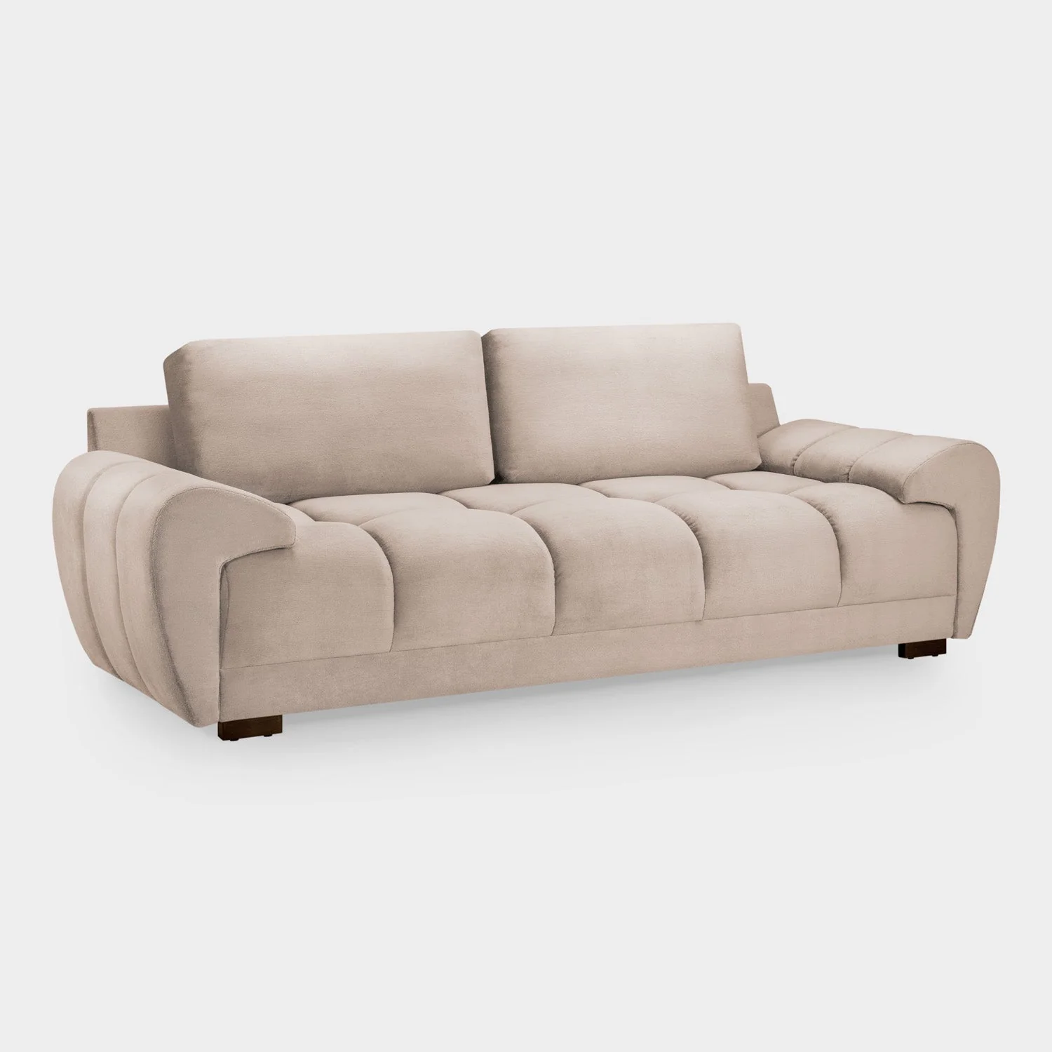 Azzuro Sofa Mocha 3 Seater - Image 2
