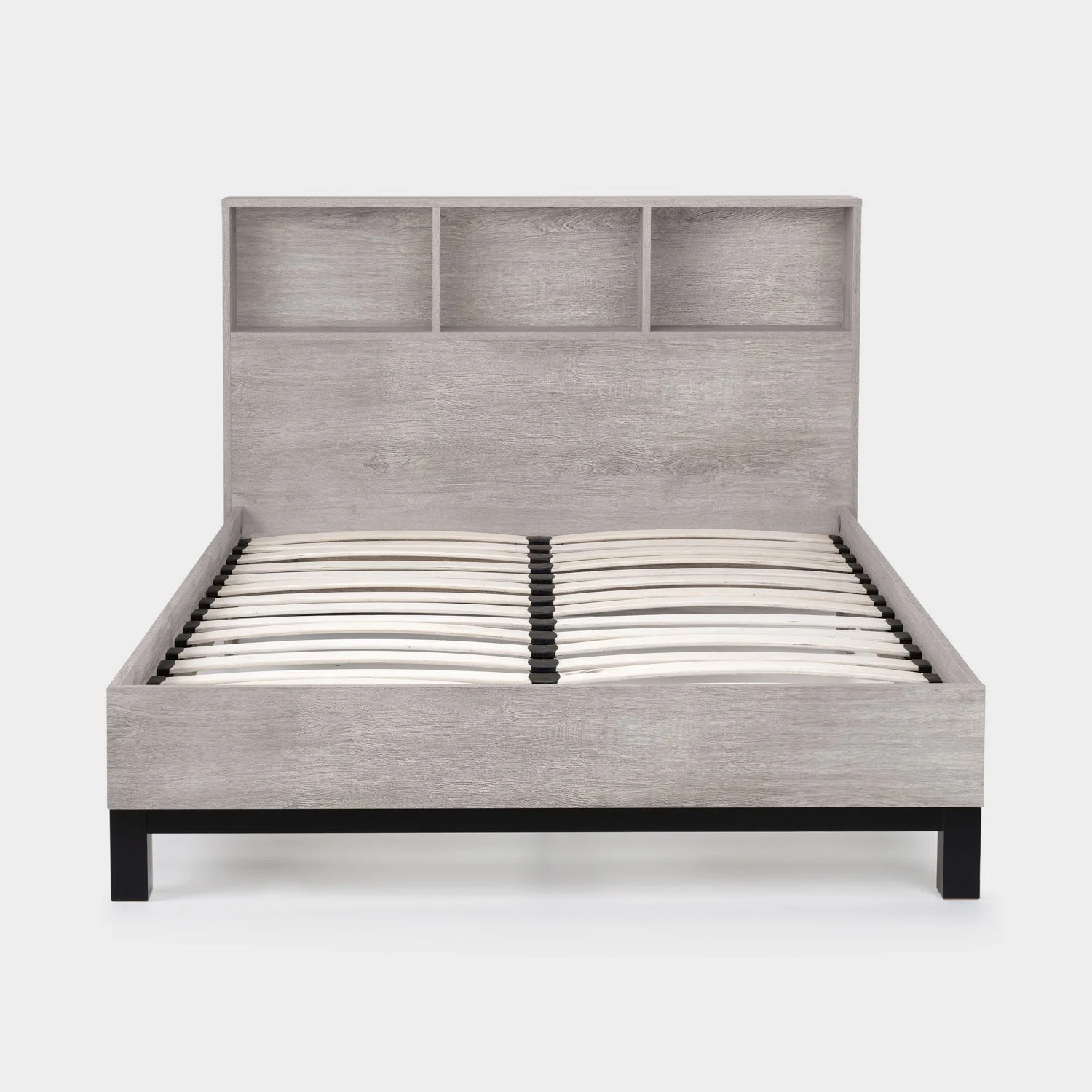 Bali Bed Frame Kingsize Grey Oak - Image 4