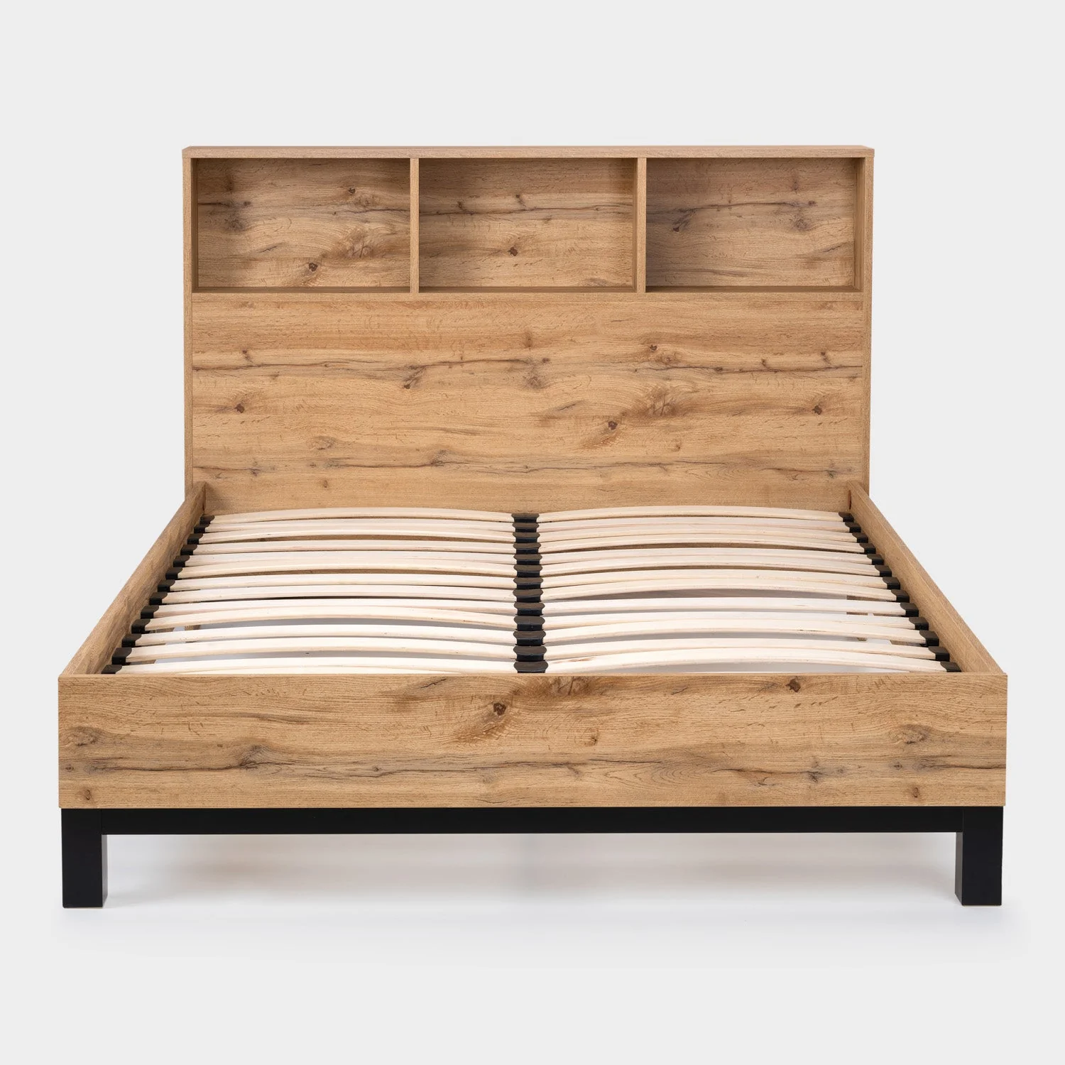 Bali Bed Frame Kingsize Oak - Image 3