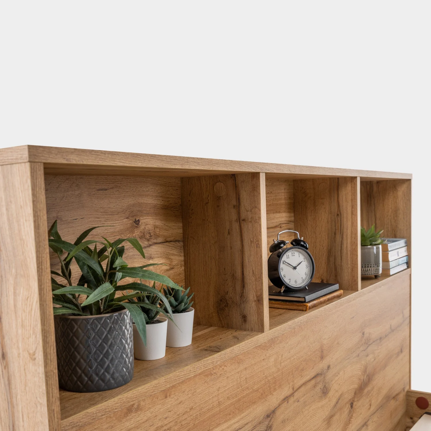 Bali Bed Frame Kingsize Oak - Image 4