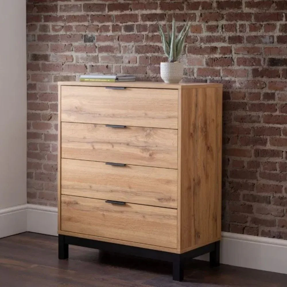 Bali Chest 4 Drawer Oak - Image 2