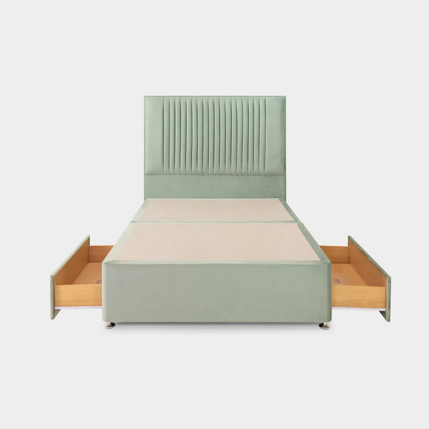Bea 2 Drawer Bed Super King Plush Sage 2 Drawers - Image 5