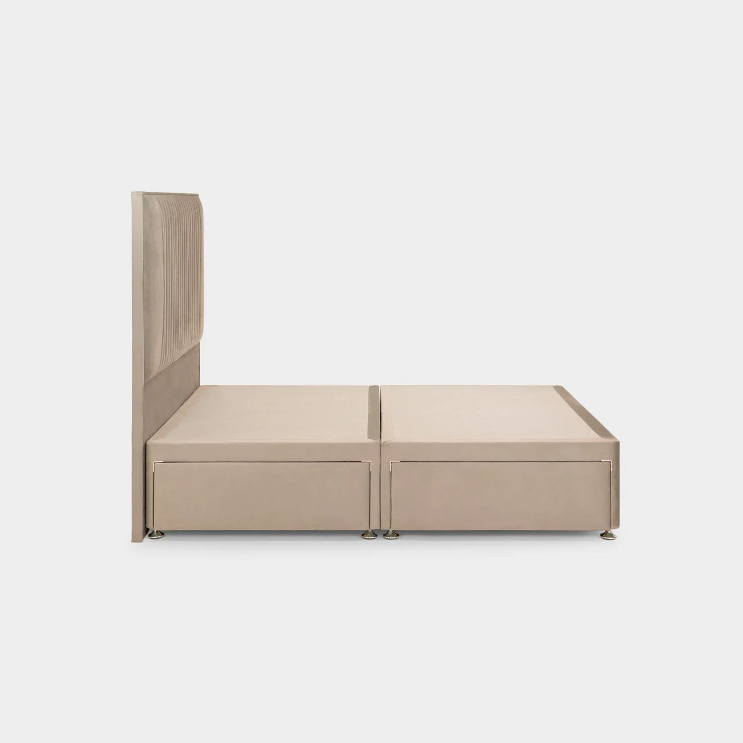 Bea 4 Drawer Bed King Plush Stone 4 Drawers - Image 3