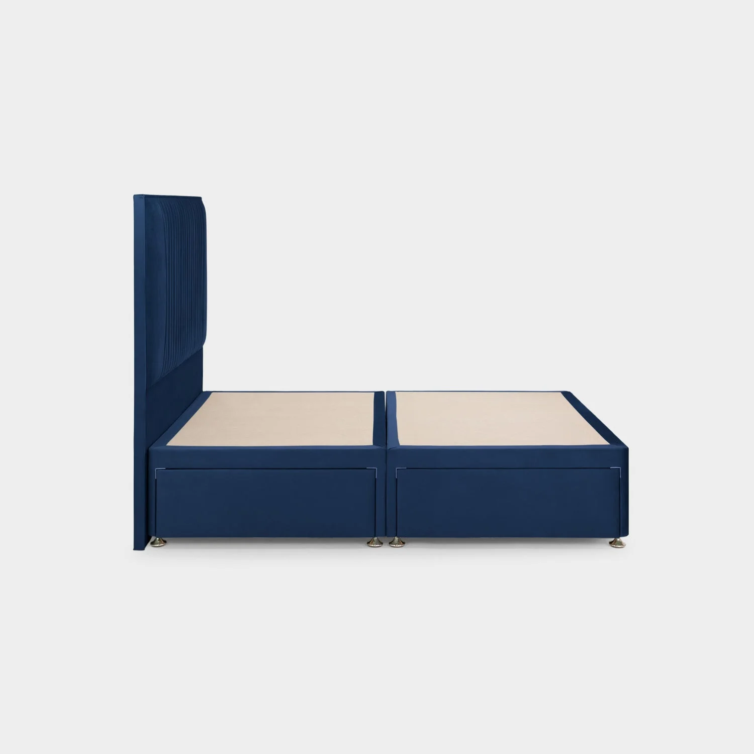 Bea 4 Drawer Bed Super King Plush Navy 4 Drawers - Image 3