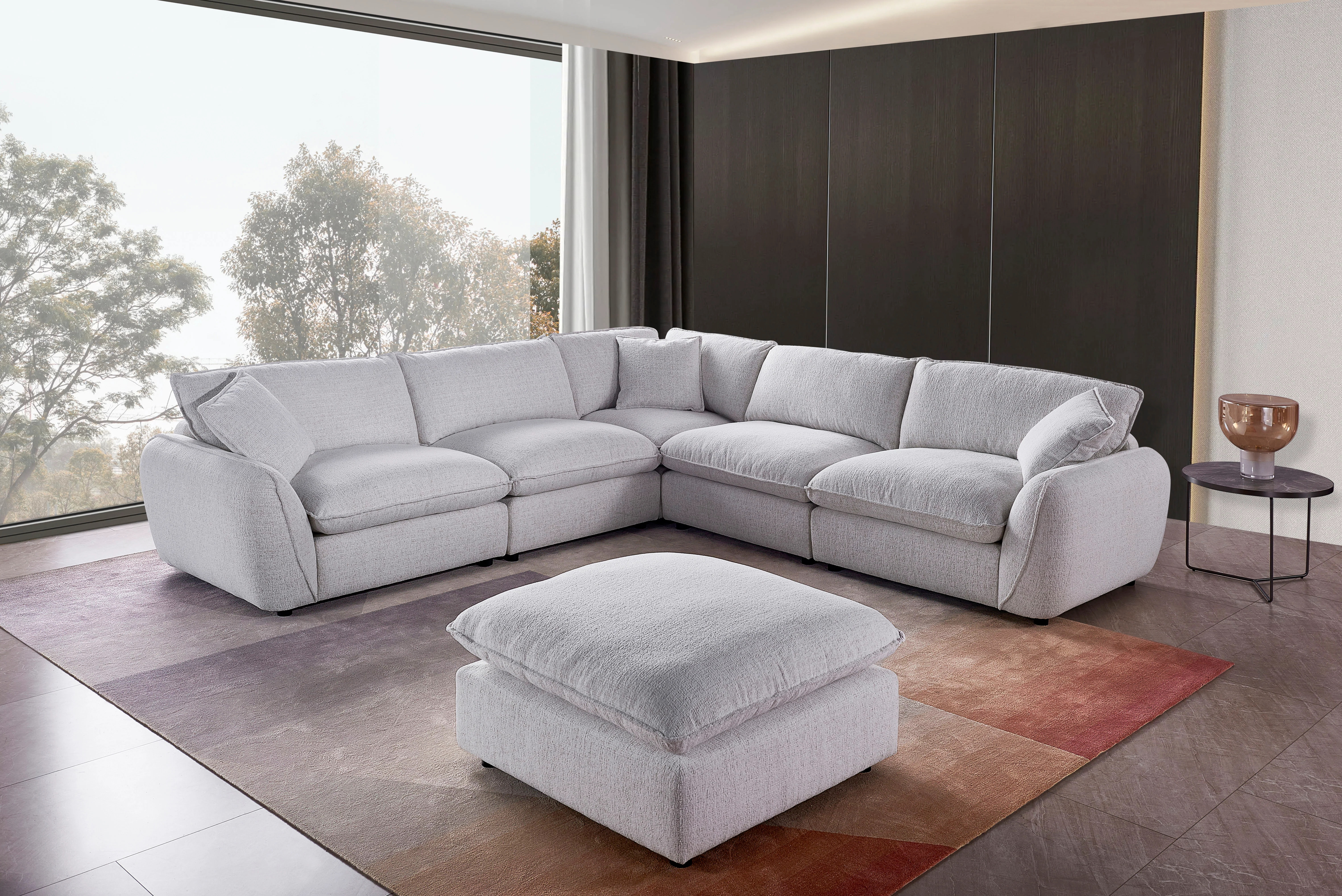 Berlin Sofa Large Corner Beige - Image 2