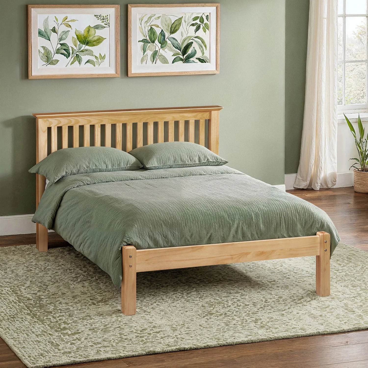 Bexley Bed Frame Double Antique Pine