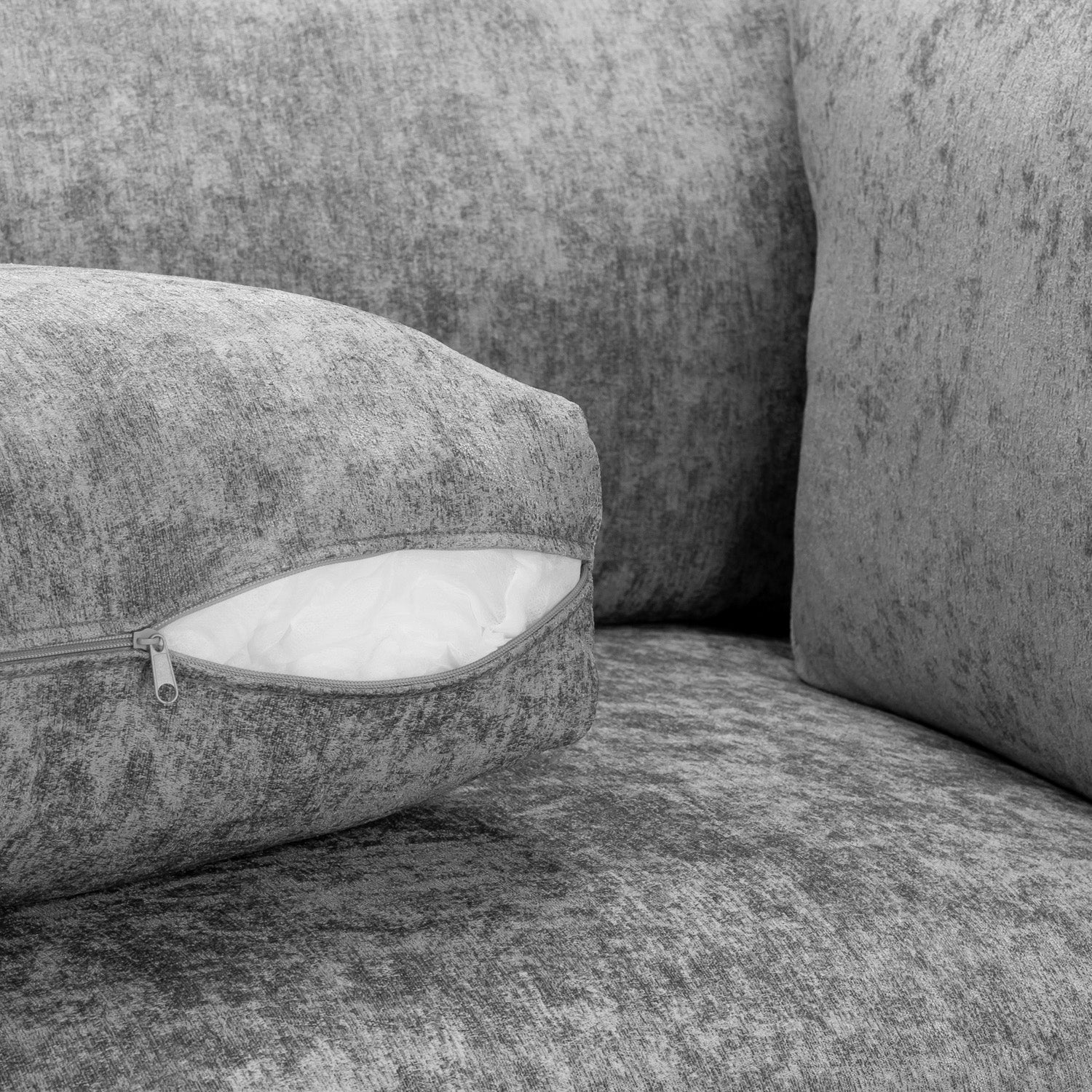 Bishop Fullback Sofa Platinum U Shape Corner - Image 6