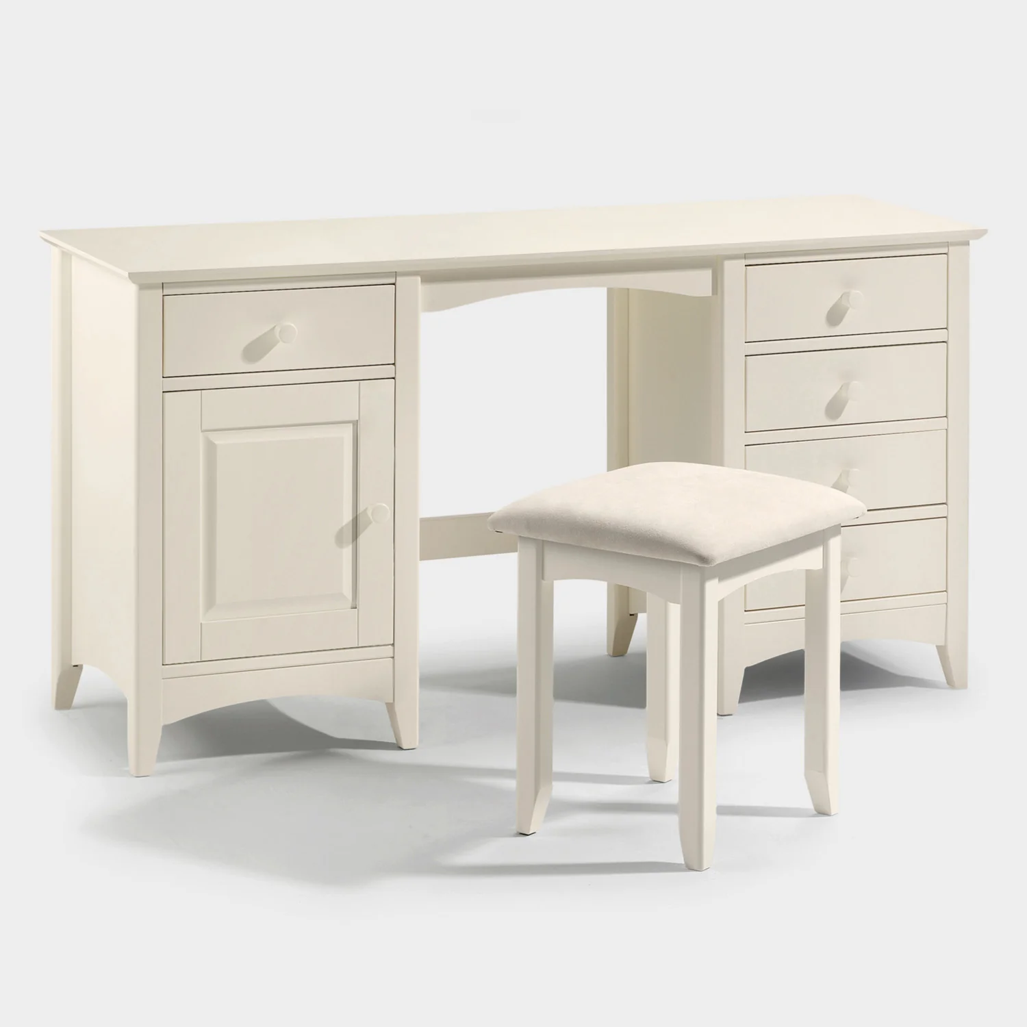 Cabana Dressing Table Stone White - Image 4