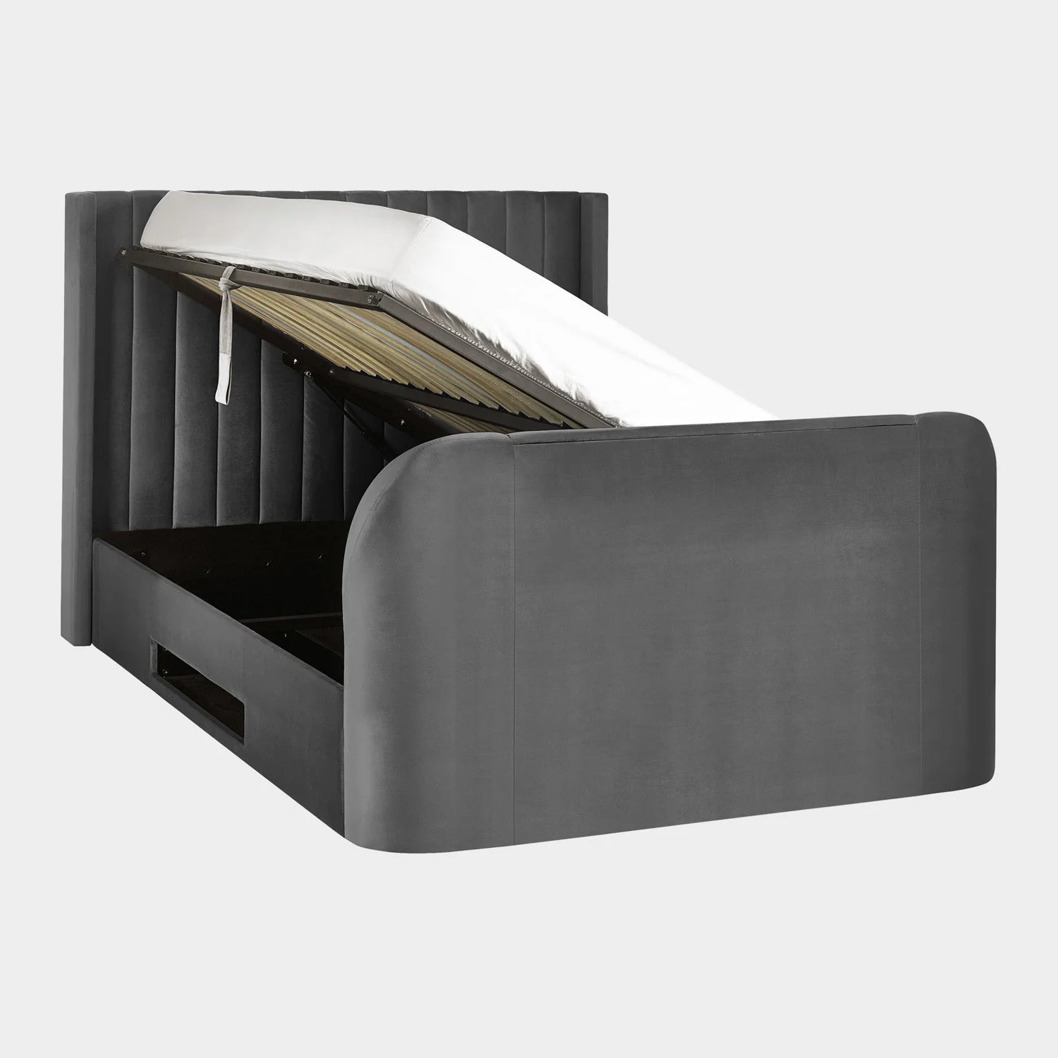 Calla Bed Frame Kingsize Light Grey - Image 8