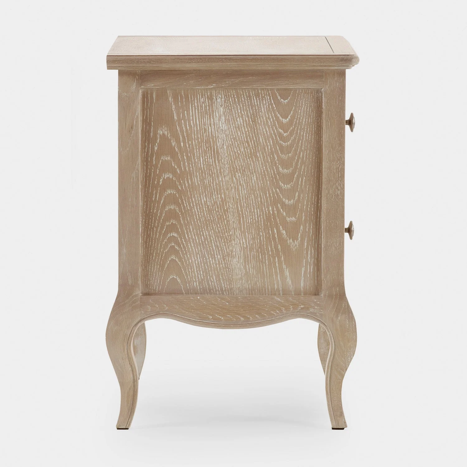 Camila 2 Drawer Bedside Limed Oak - Image 5
