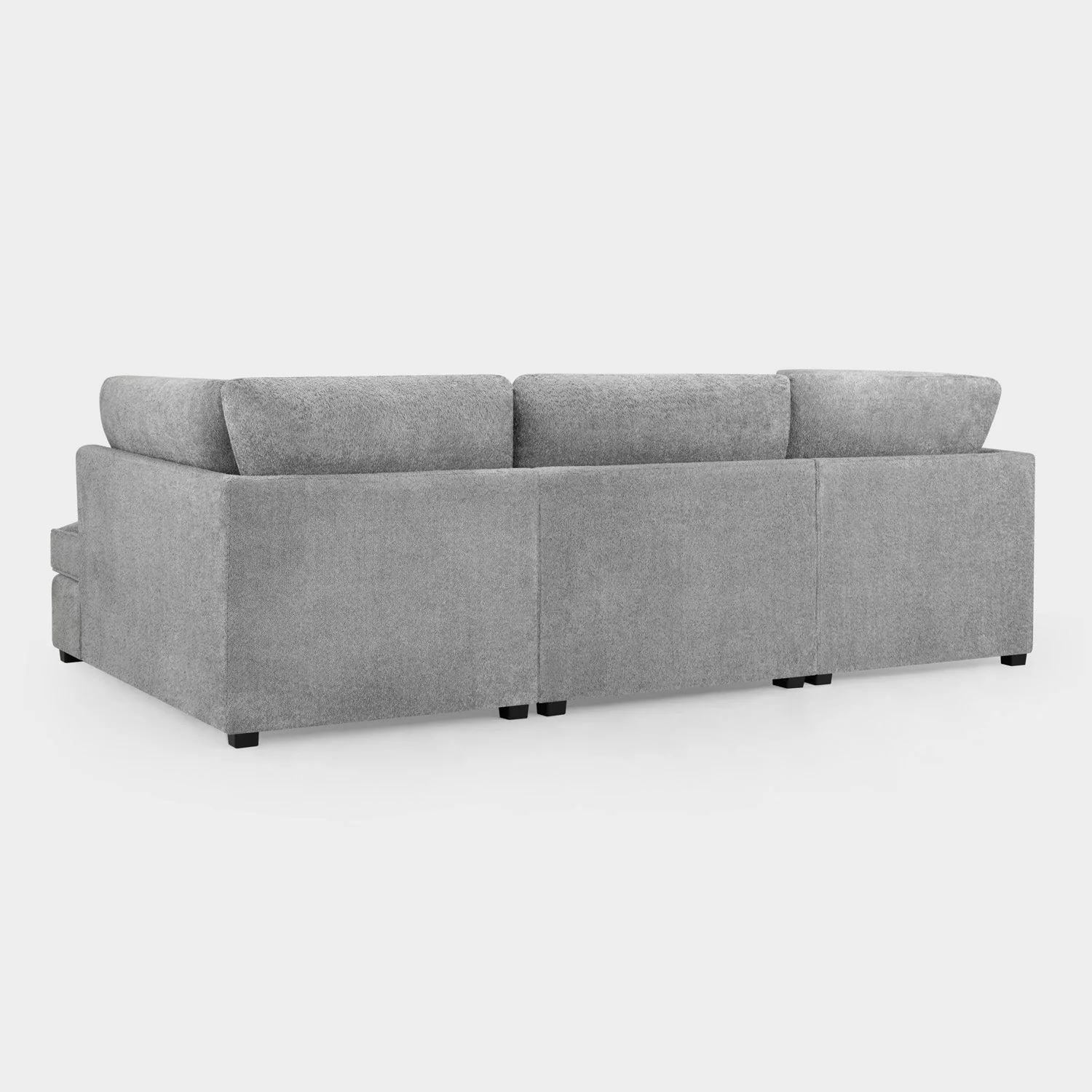 Carnaby Sofa Boucle Grey U Shape Corner - Image 3