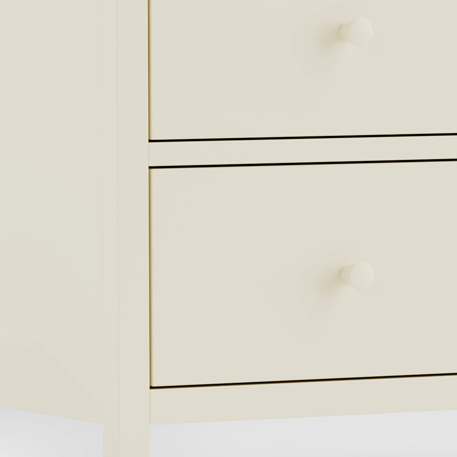 Connie 3 Drawer Chest Ivory and Oak - Image 6