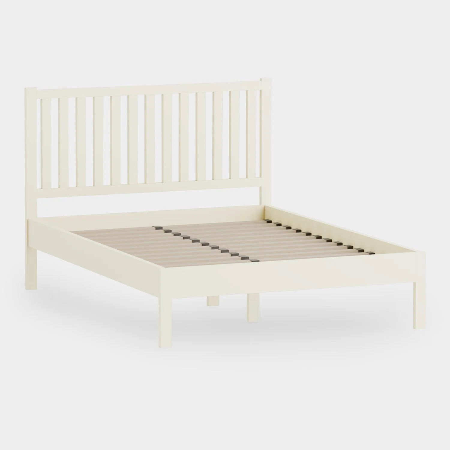 Connie Bed Frame Double Ivory and Oak - Image 5