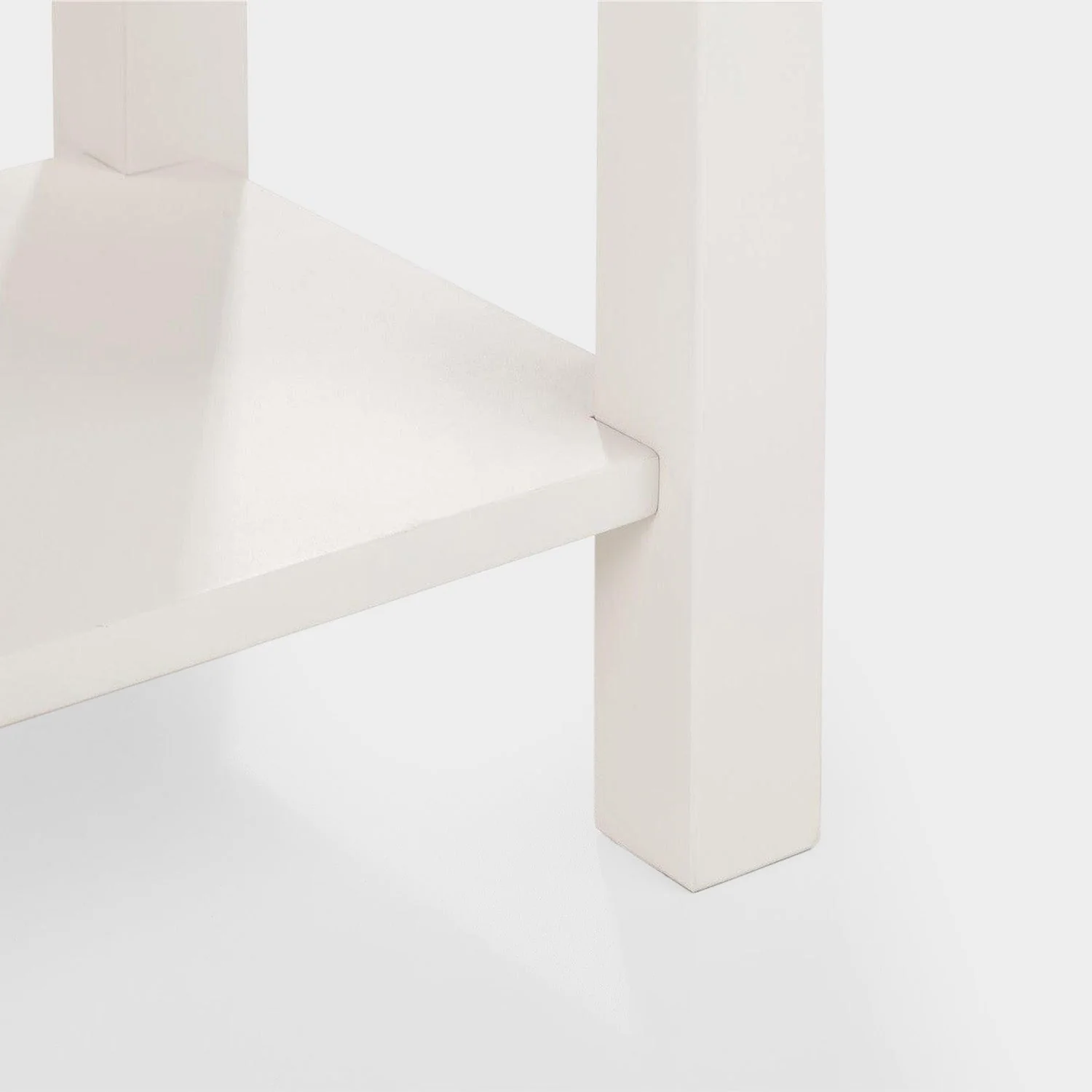 Connie Console Table Ivory/Oak - Image 4