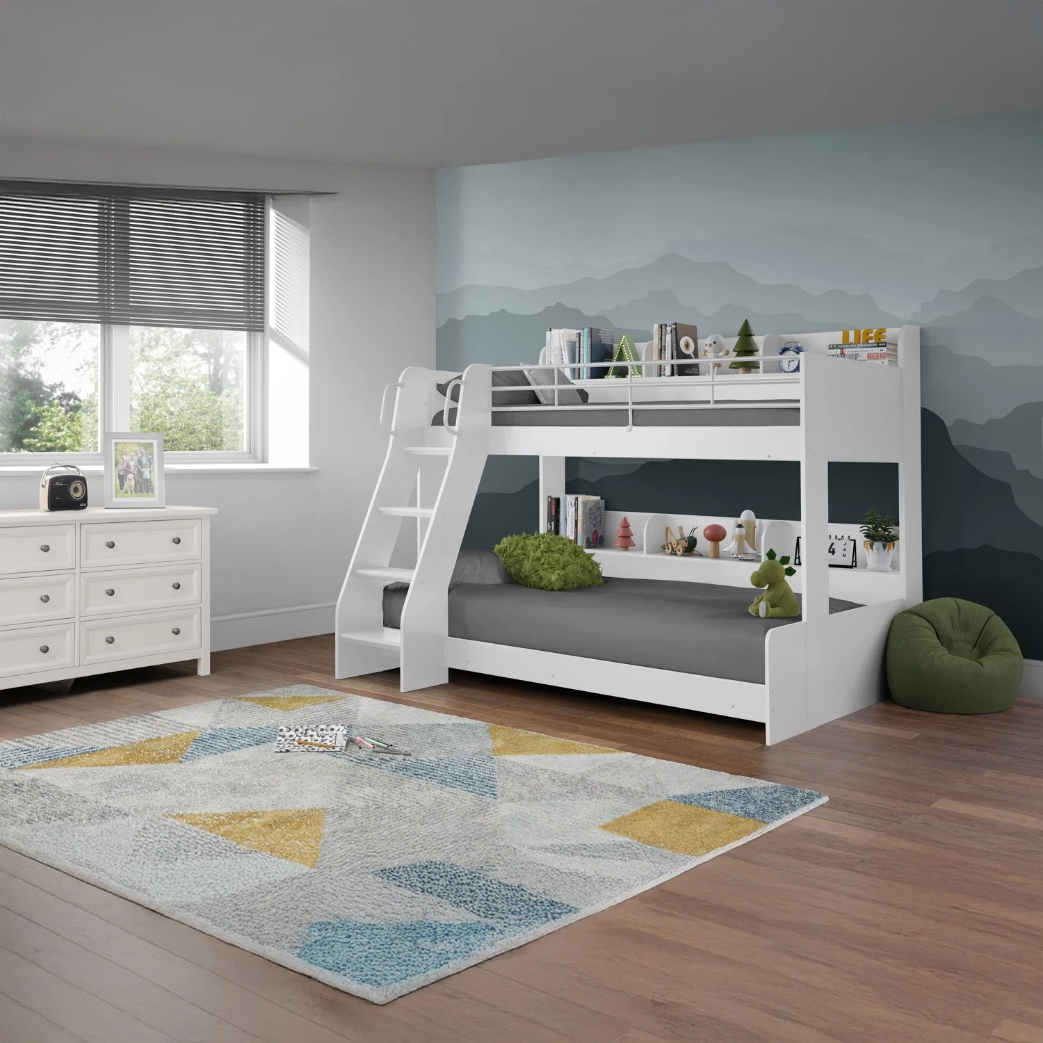 Dune Triple Sleeper Bed White - Image 10