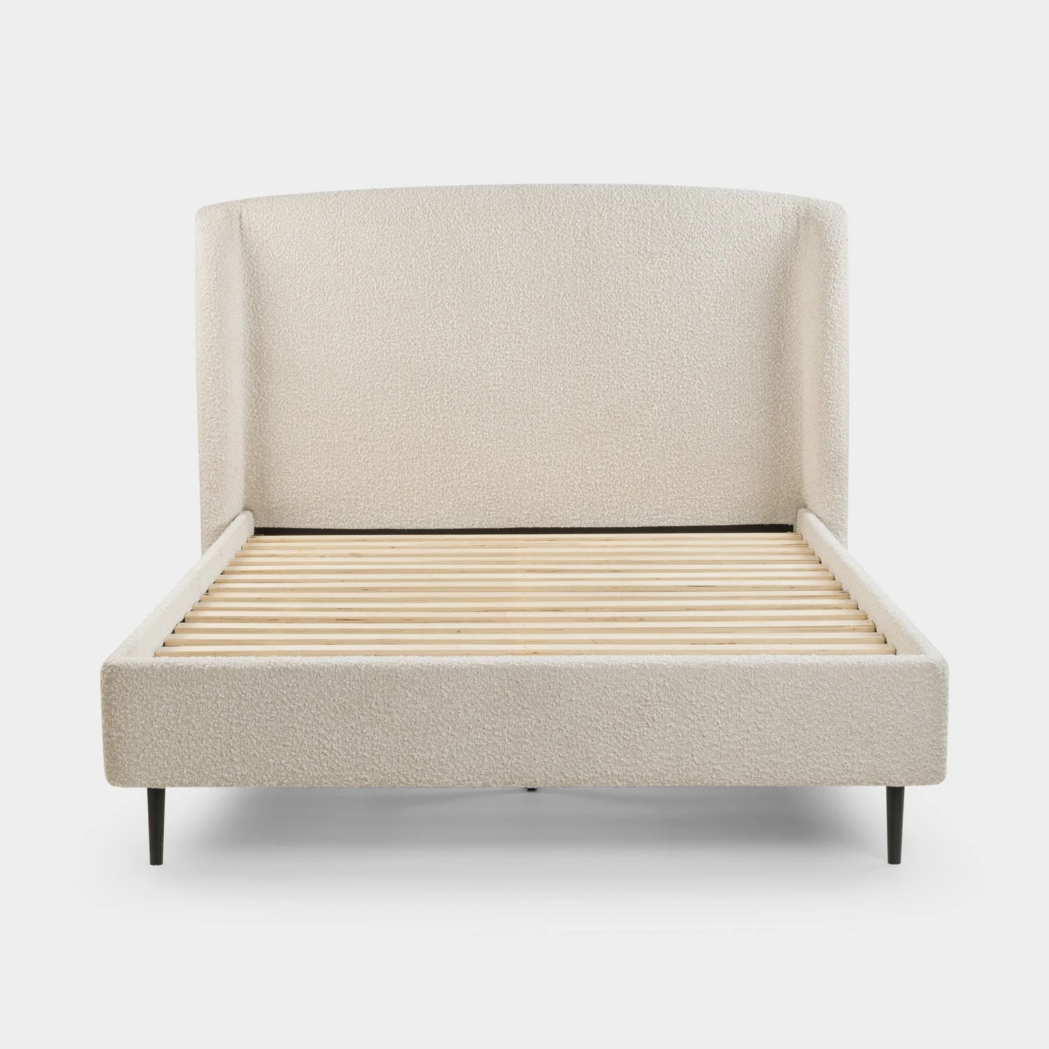 Elara Bed Frame Kingsize Ivory - Image 4