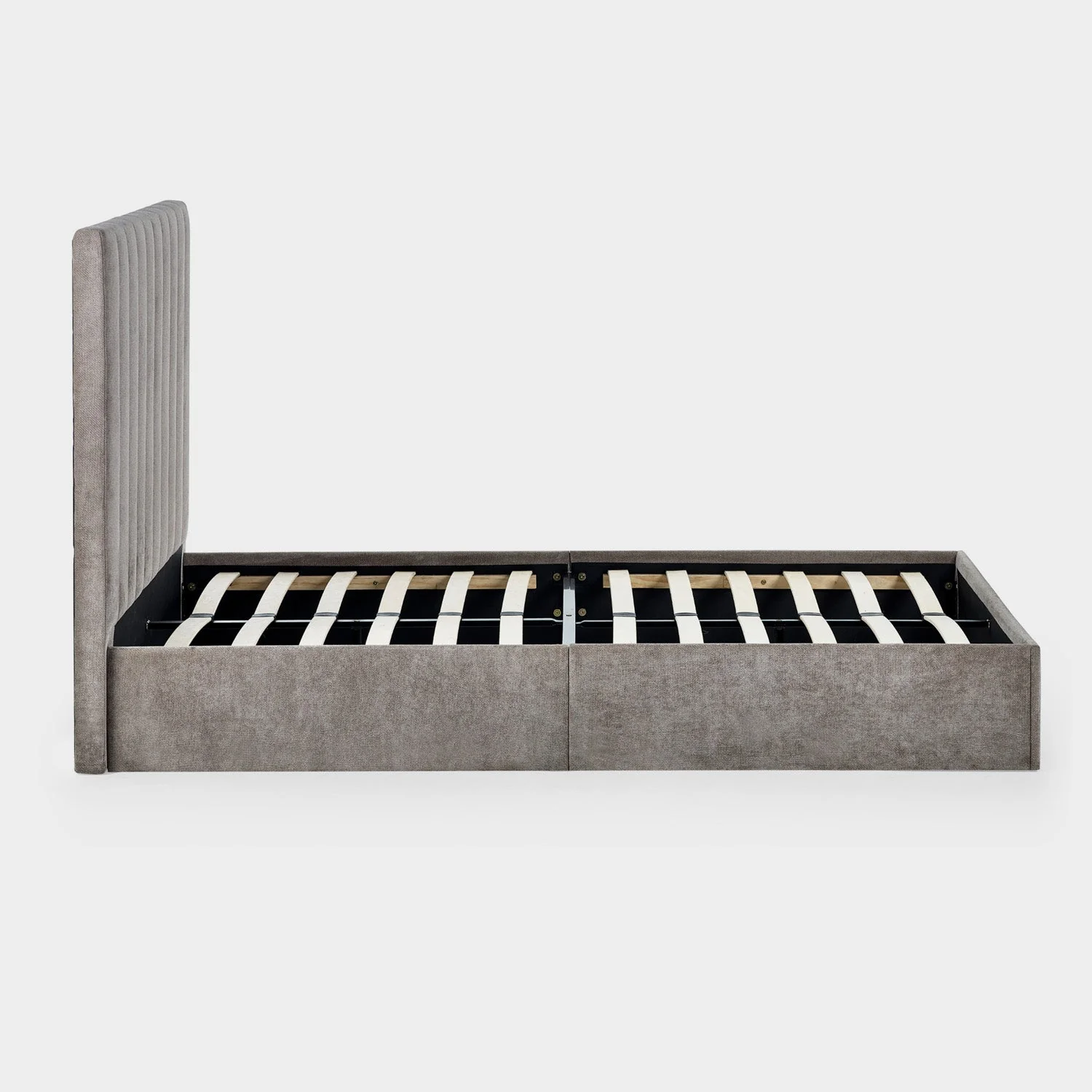 Emilla Bed Frame Double Grey - Image 6