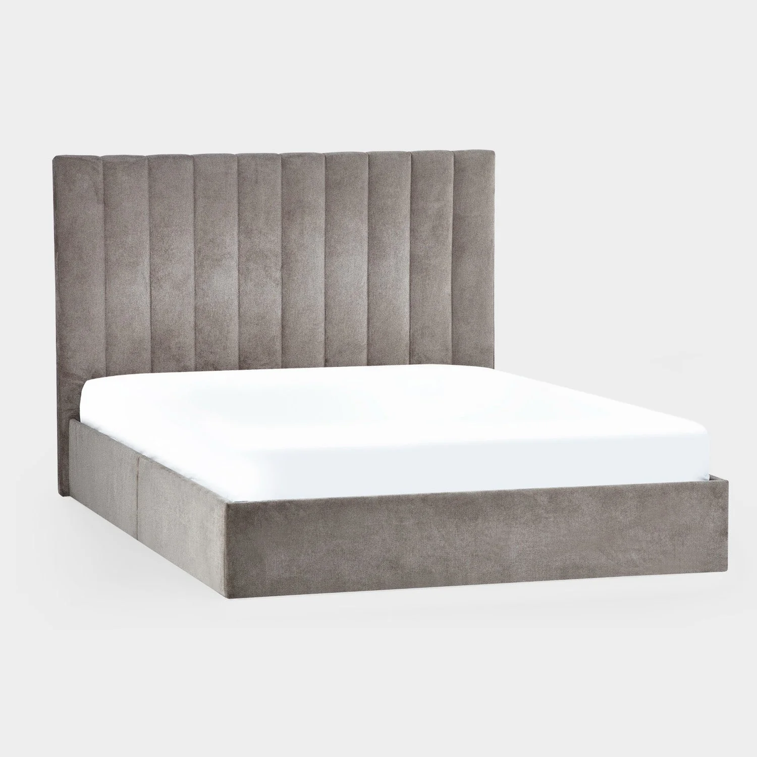 Emilla Bed Frame Single Grey - Image 3