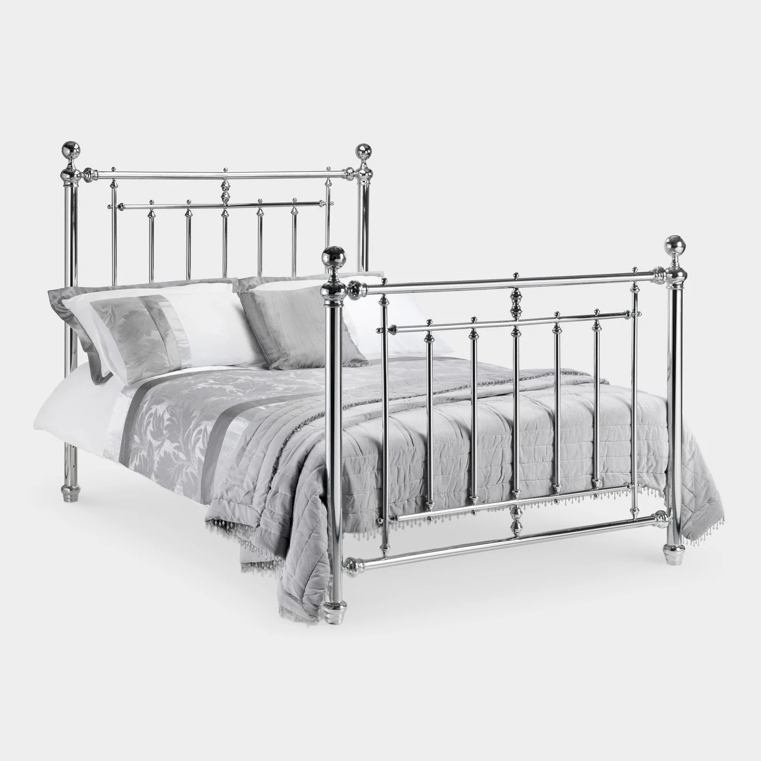 Empire Bed Frame Double Chrome - Image 2