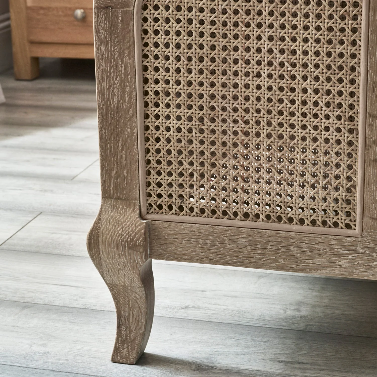 Flora Bed Frame Double Light Oak - Image 5