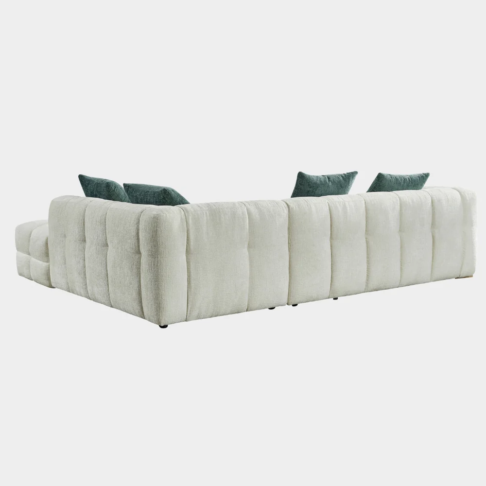 Genoa Sofa Beige Right Hand Corner - Image 3
