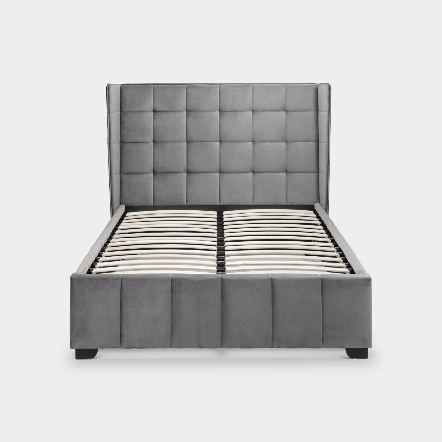Gila Bed Frame Double Light Grey - Image 4