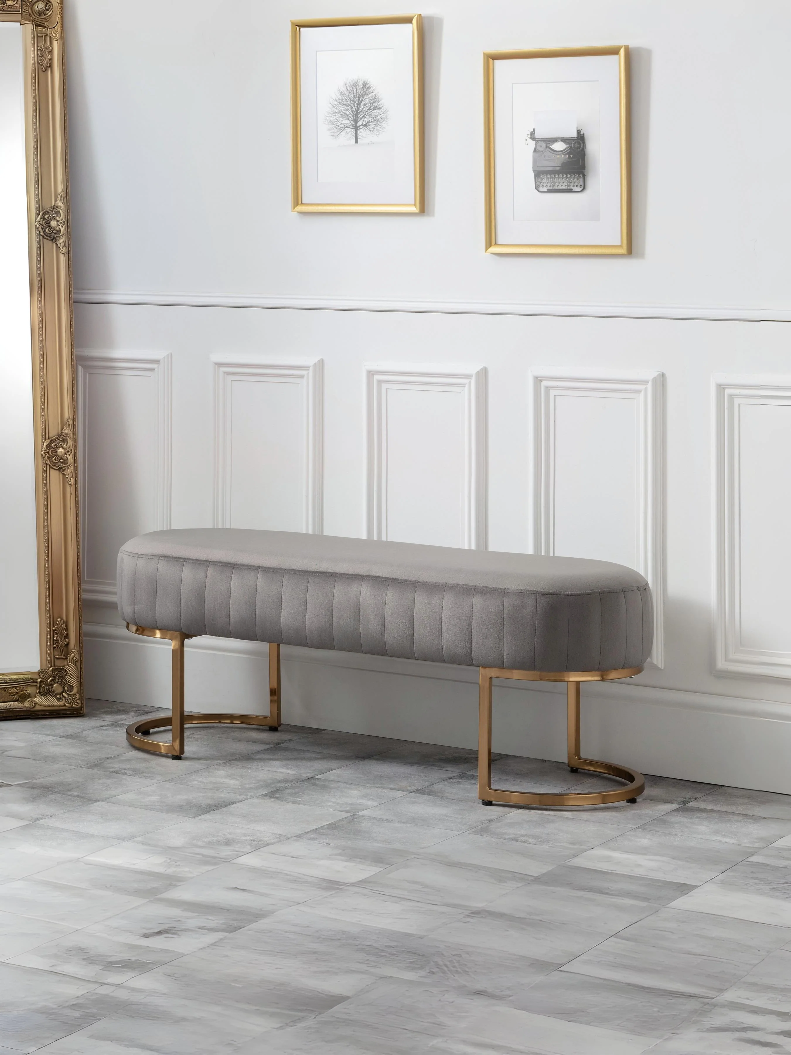 Hazelwood Bench Grey