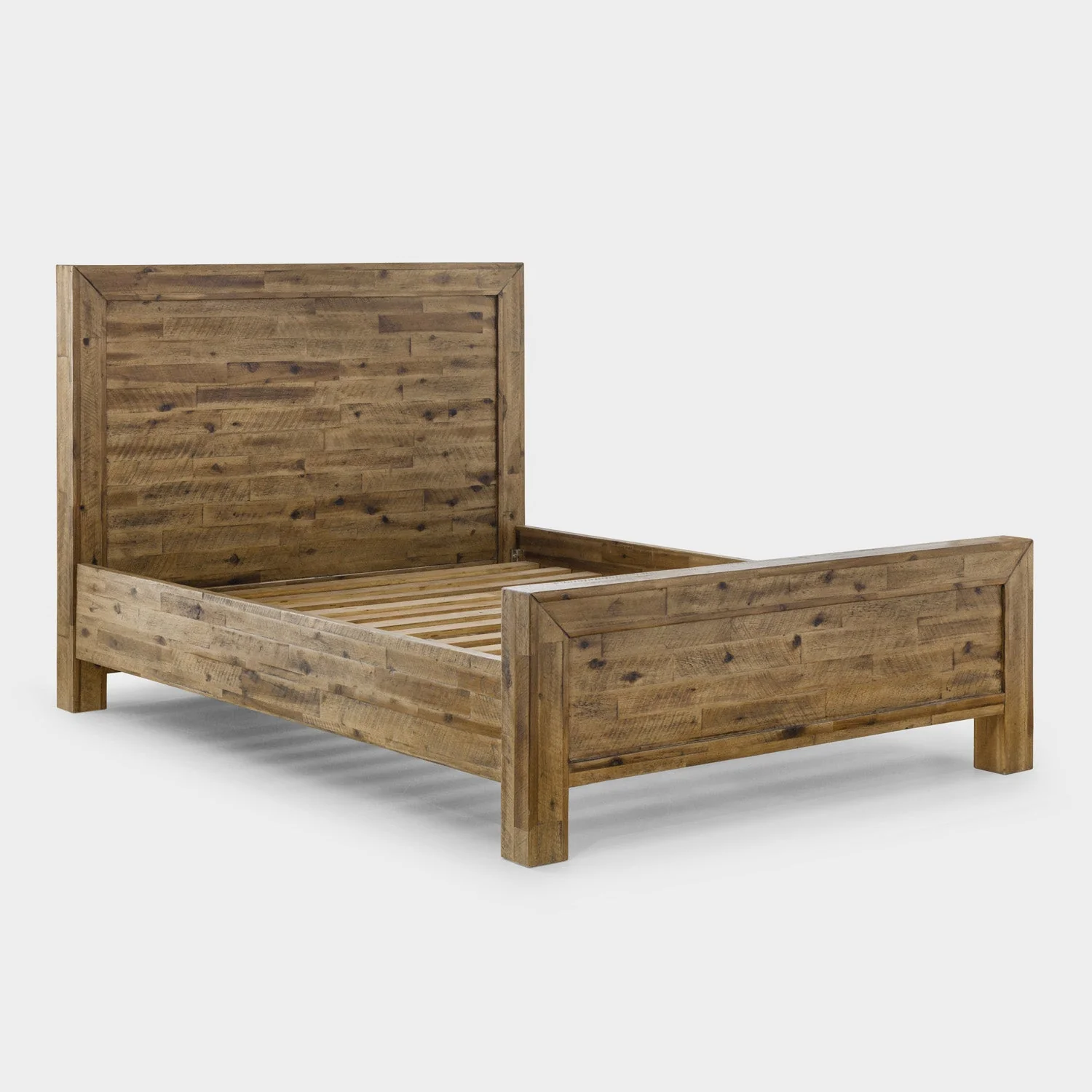 Holborn Bed Frame Kingsize Rustic Oak - Image 4