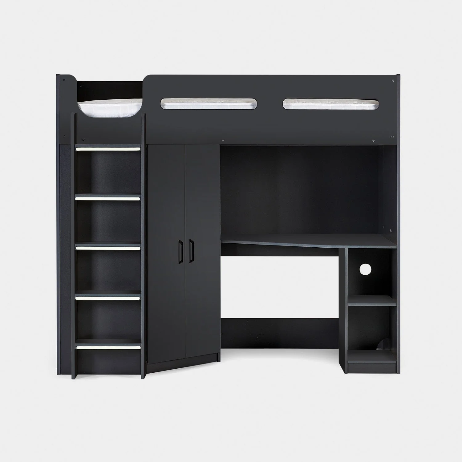 Holly High Sleeper Bed Anthracite - Image 3
