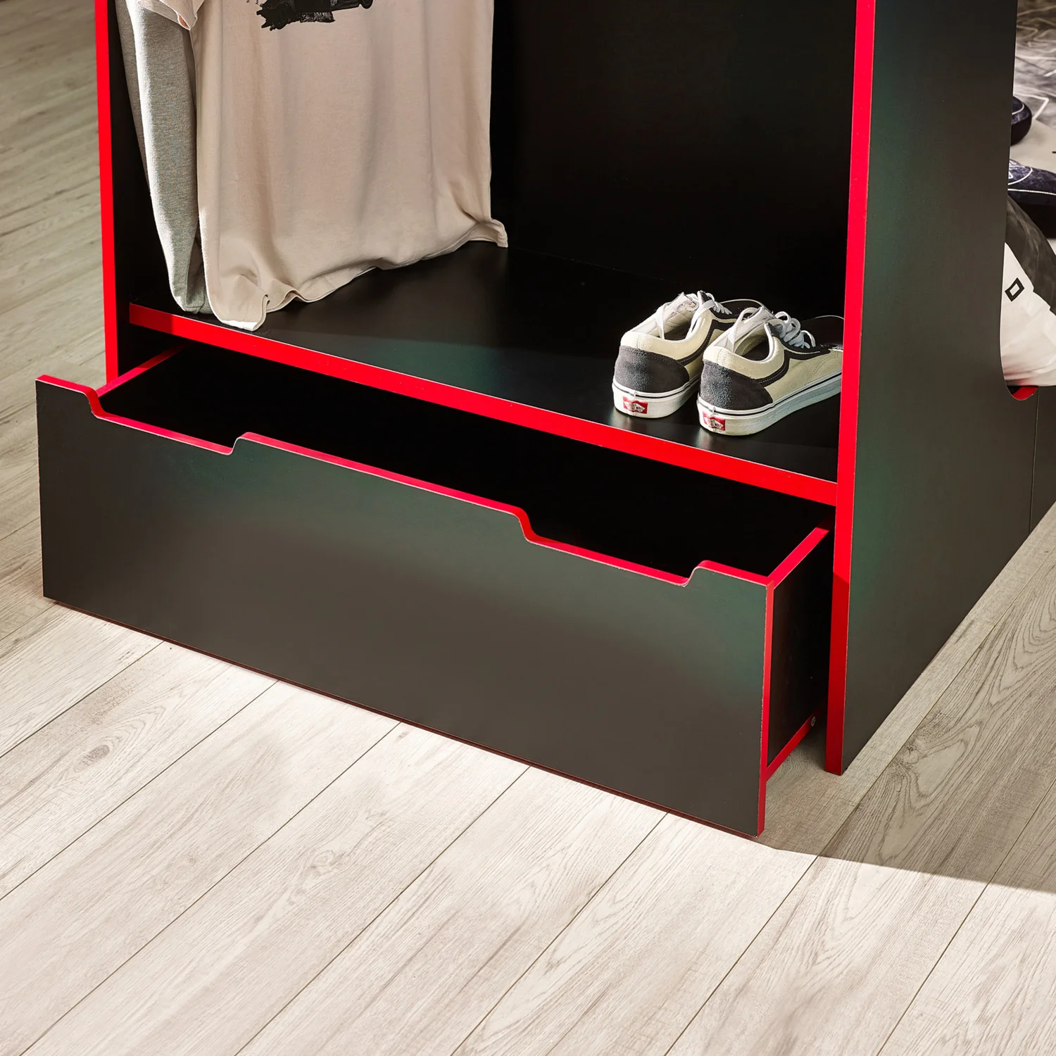 Indigo Gaming Bunk Bed Black & Red - Image 6