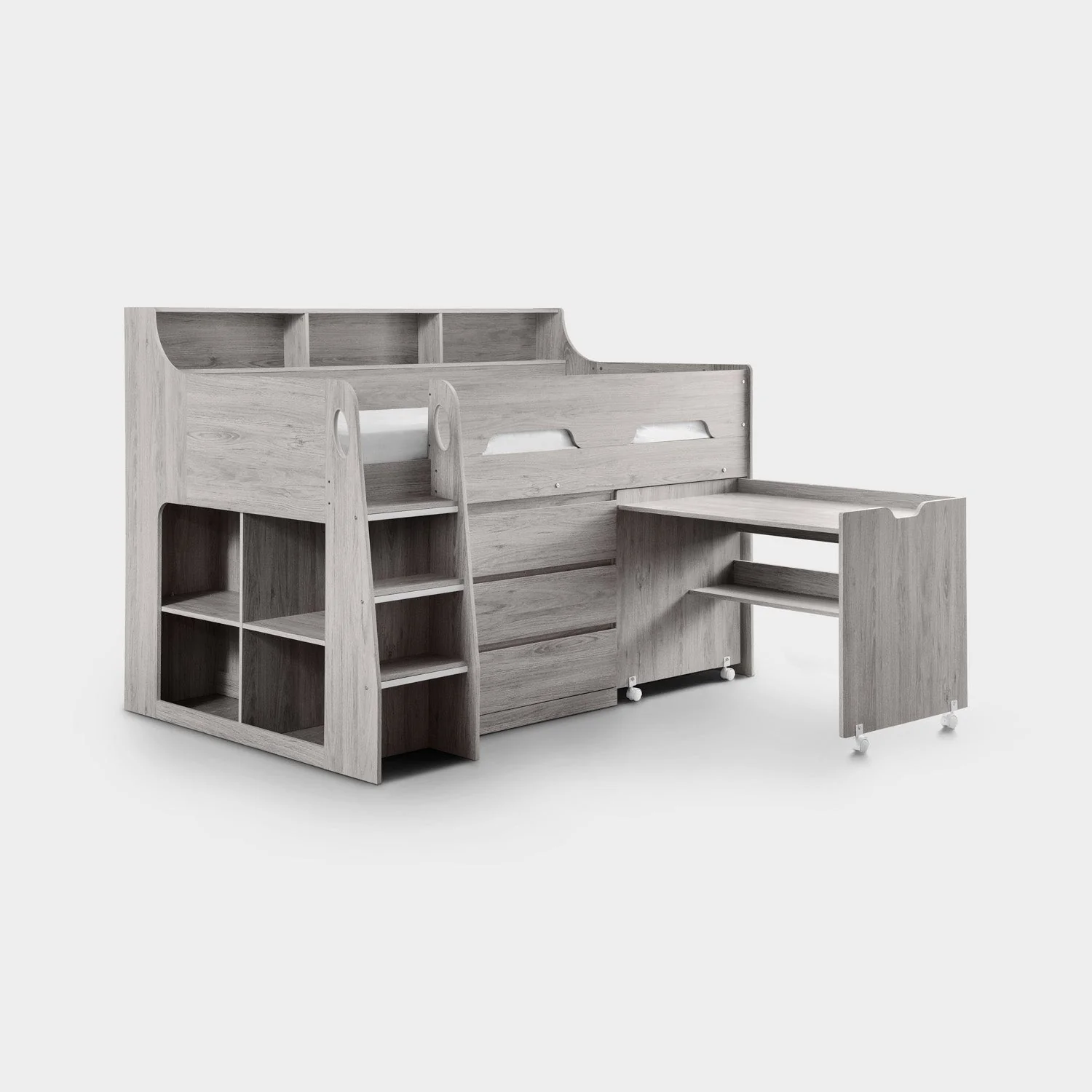 Jupiter Midsleeper Bed Grey Oak - Image 4