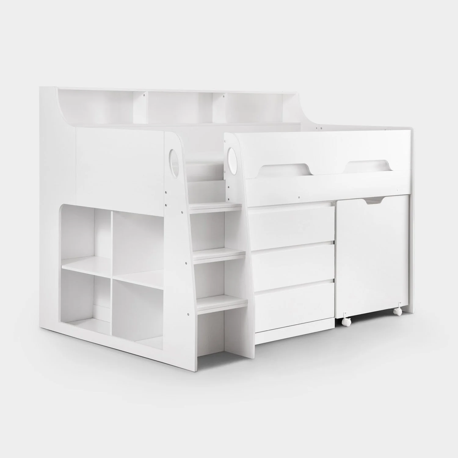 Jupiter Midsleeper Bed White - Image 2