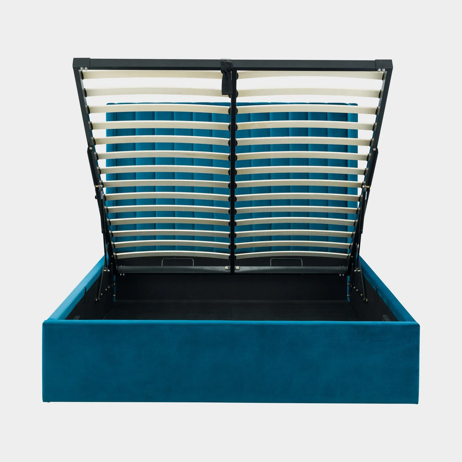 Lark Bed Frame Superking Teal Ottoman Storage - Image 7