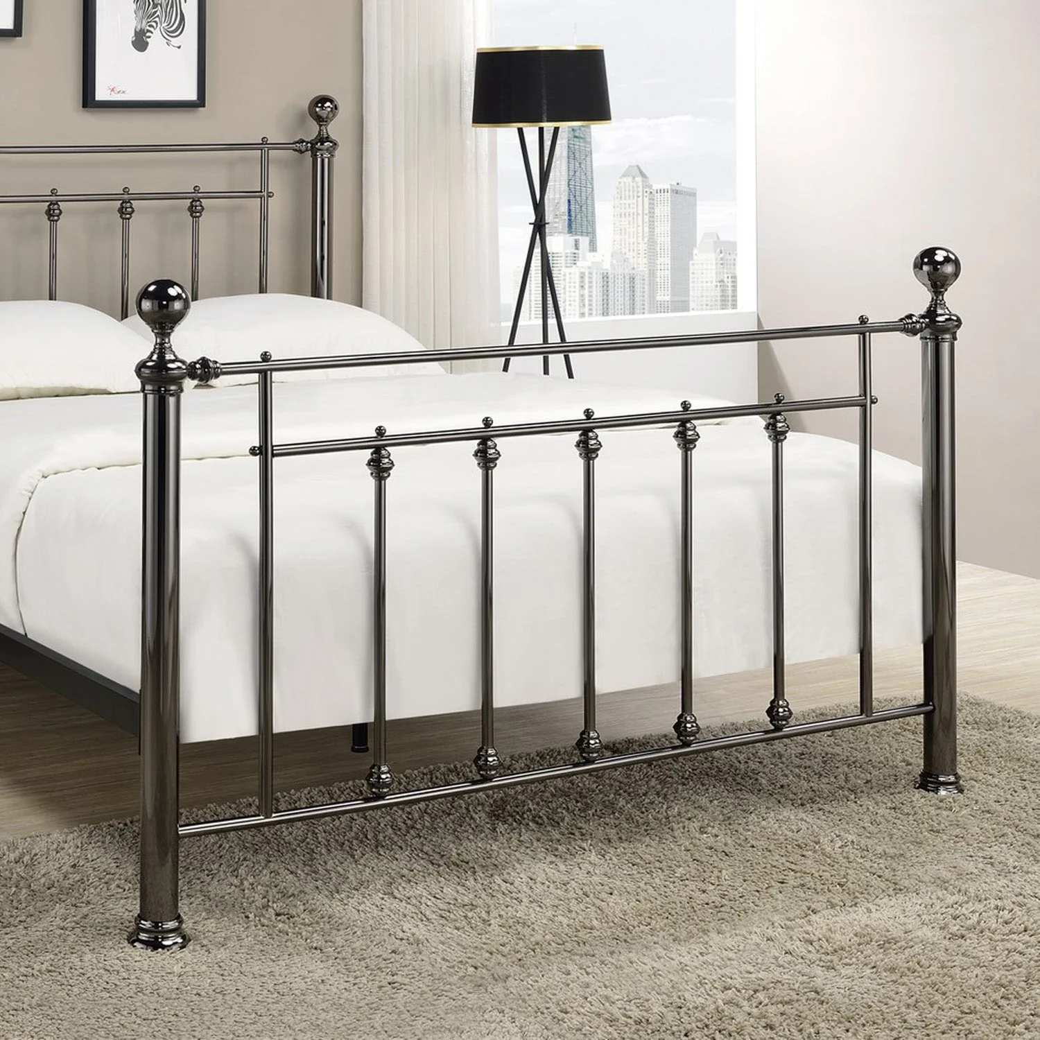 Libra Bed Frame King Black - Image 4