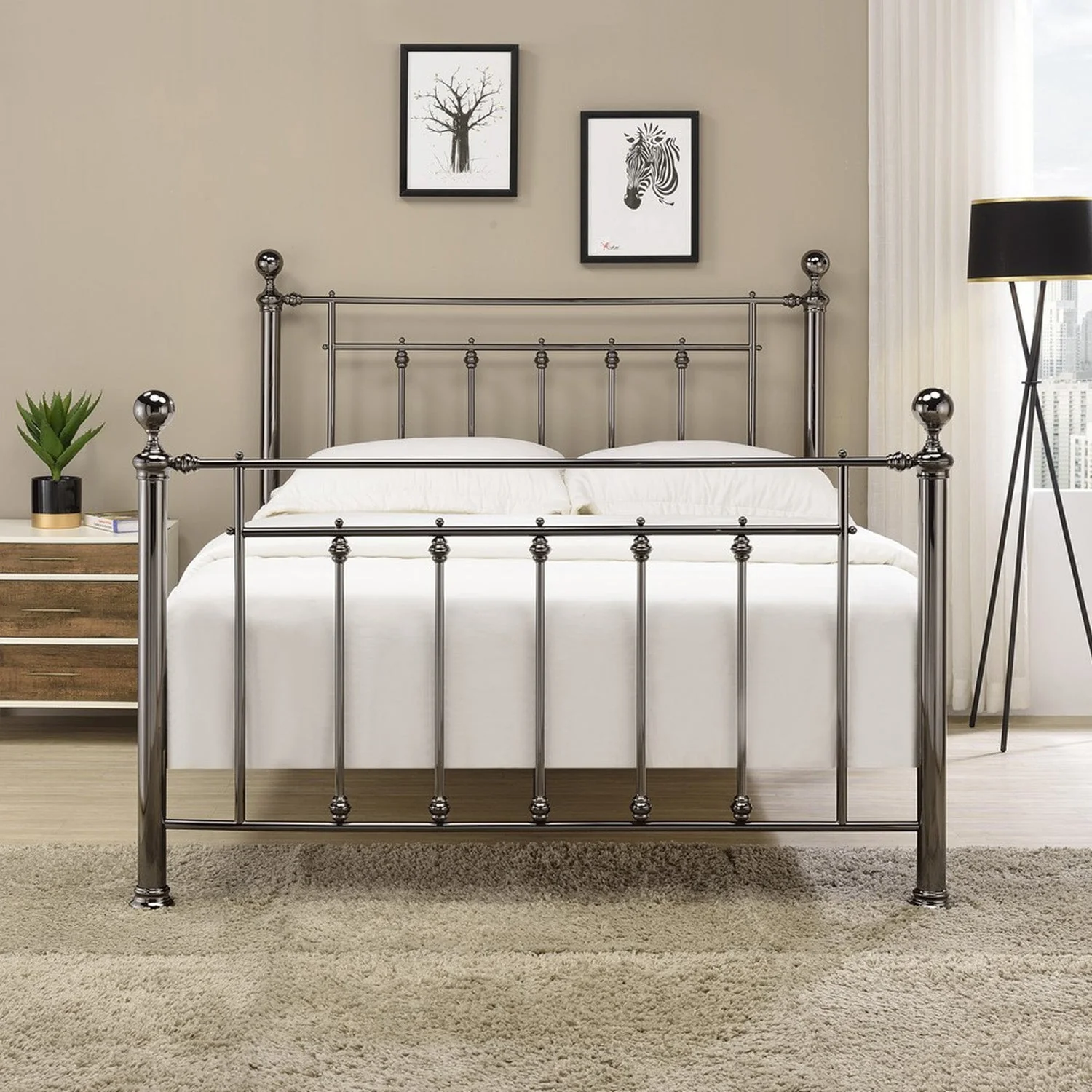 Libra Bed Frame King Black - Image 5
