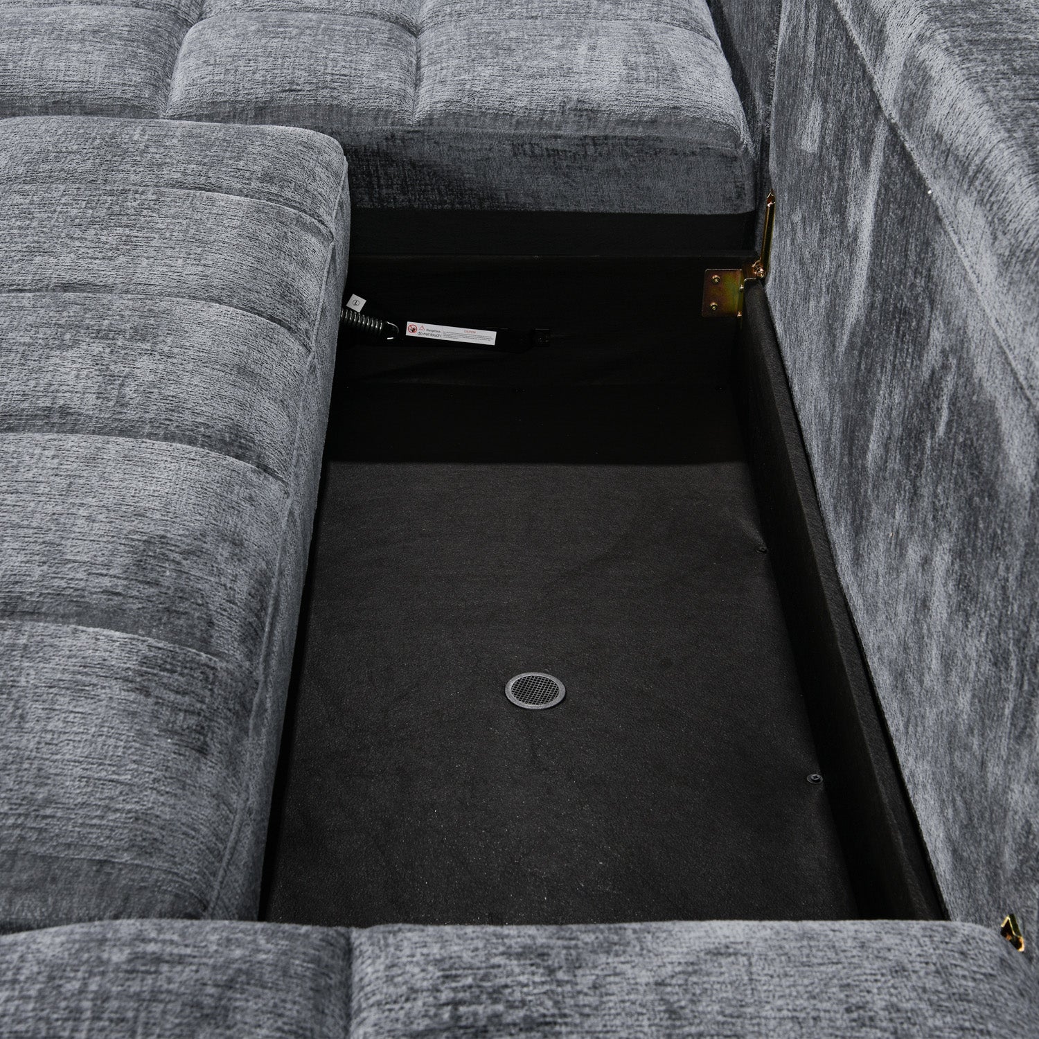 Lora Sofa Bed U Shape Corner Graphite - Image 7
