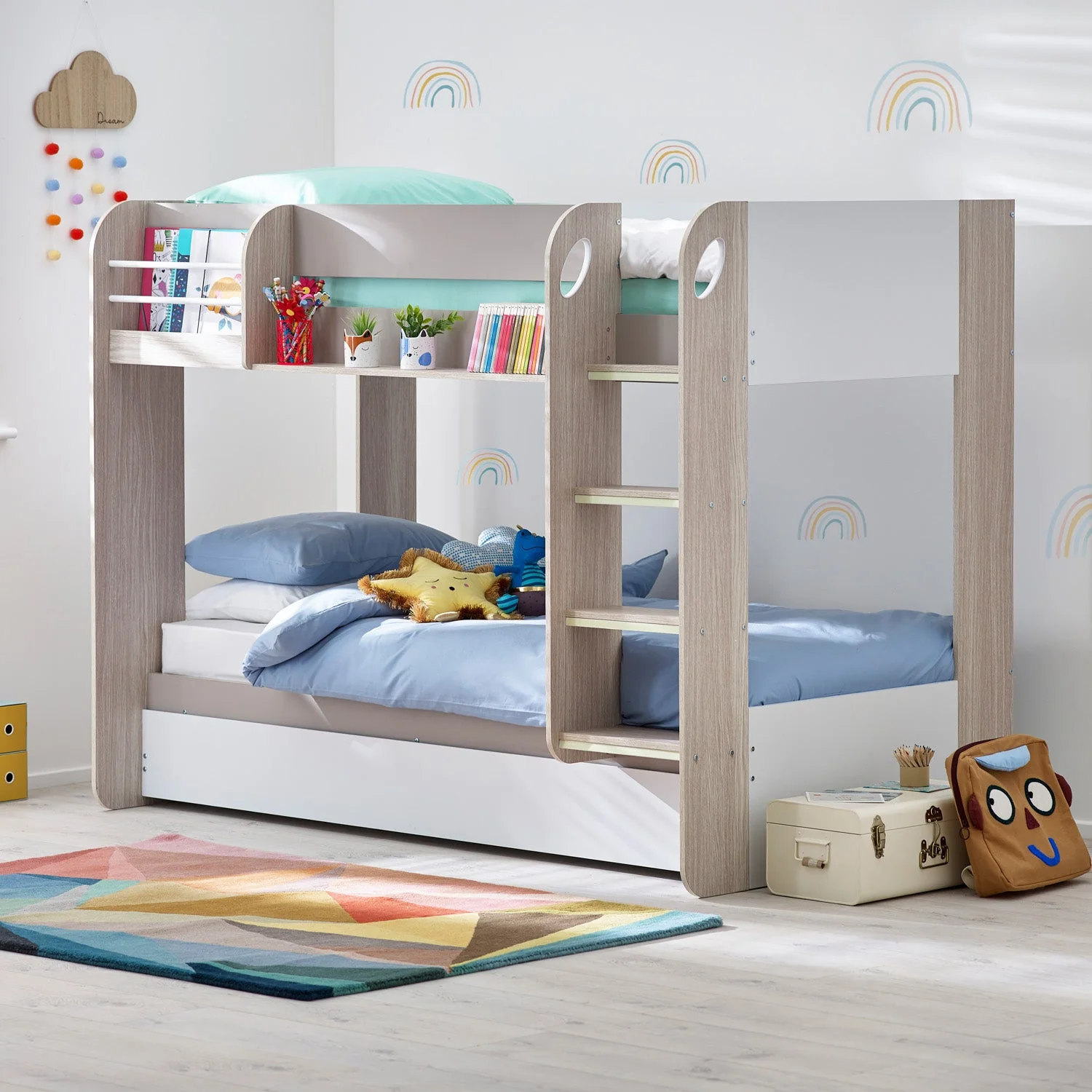 Mana Bunk And Underbed Bed Taupe