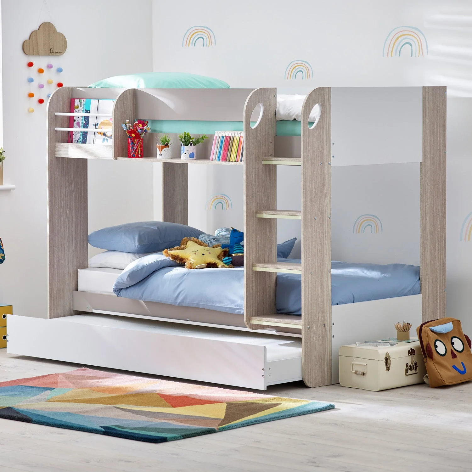 Mana Bunk And Underbed Bed Taupe - Image 2