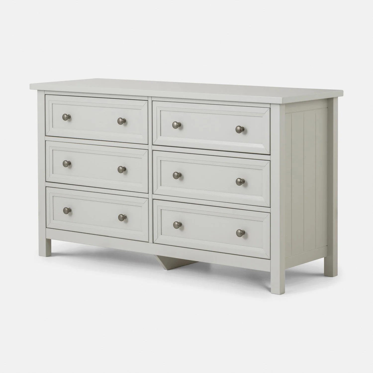 Marisol 6 Drawer Wide Chest Dove Grey - Image 2