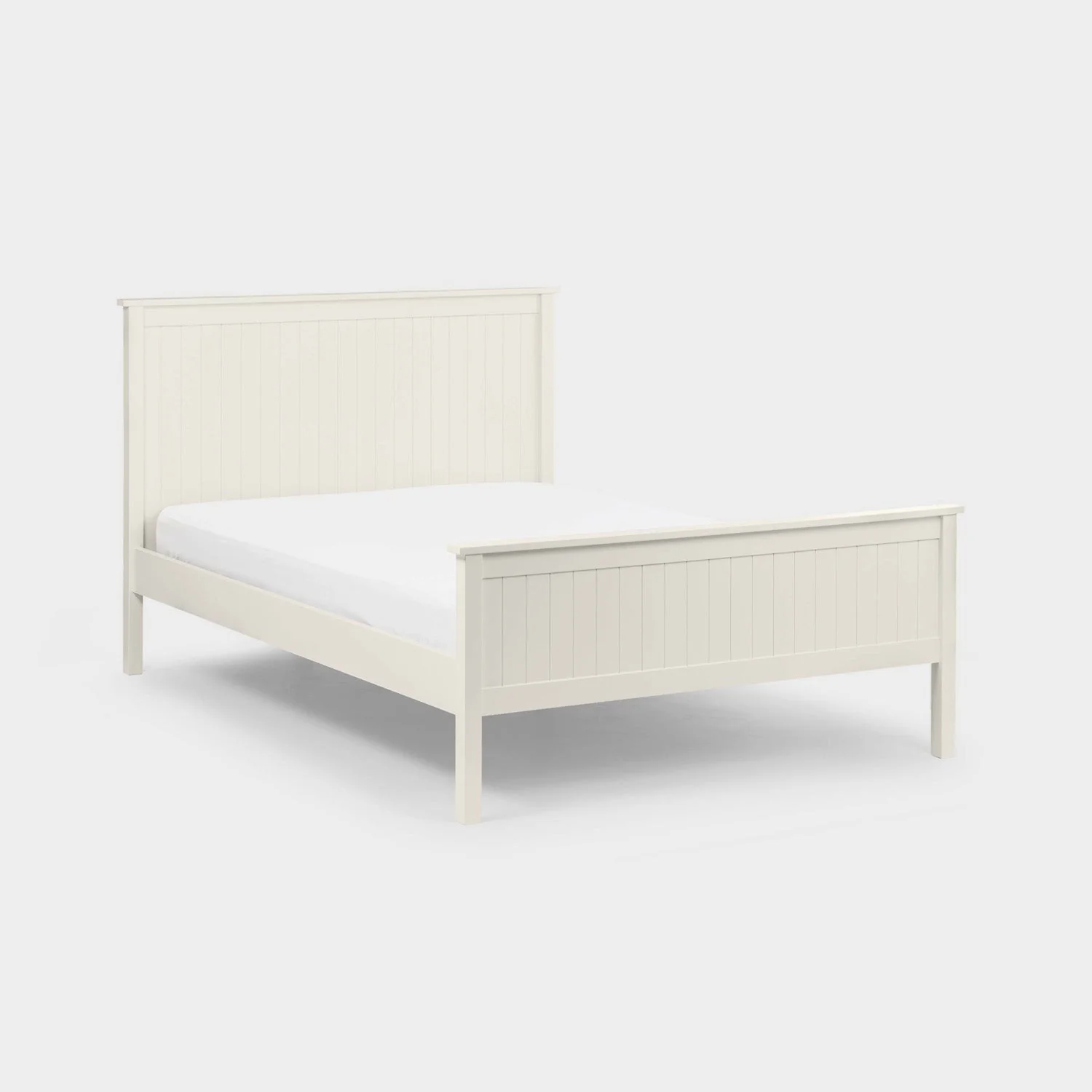 Marisol Bed Frame Double Surf White - Image 4