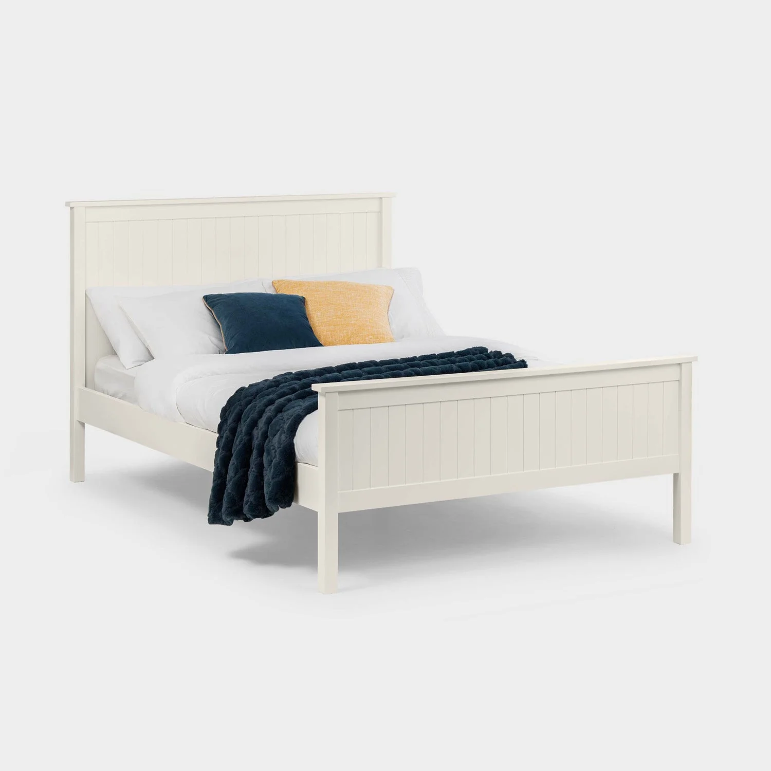 Marisol Bed Frame Kingsize Surf White - Image 3