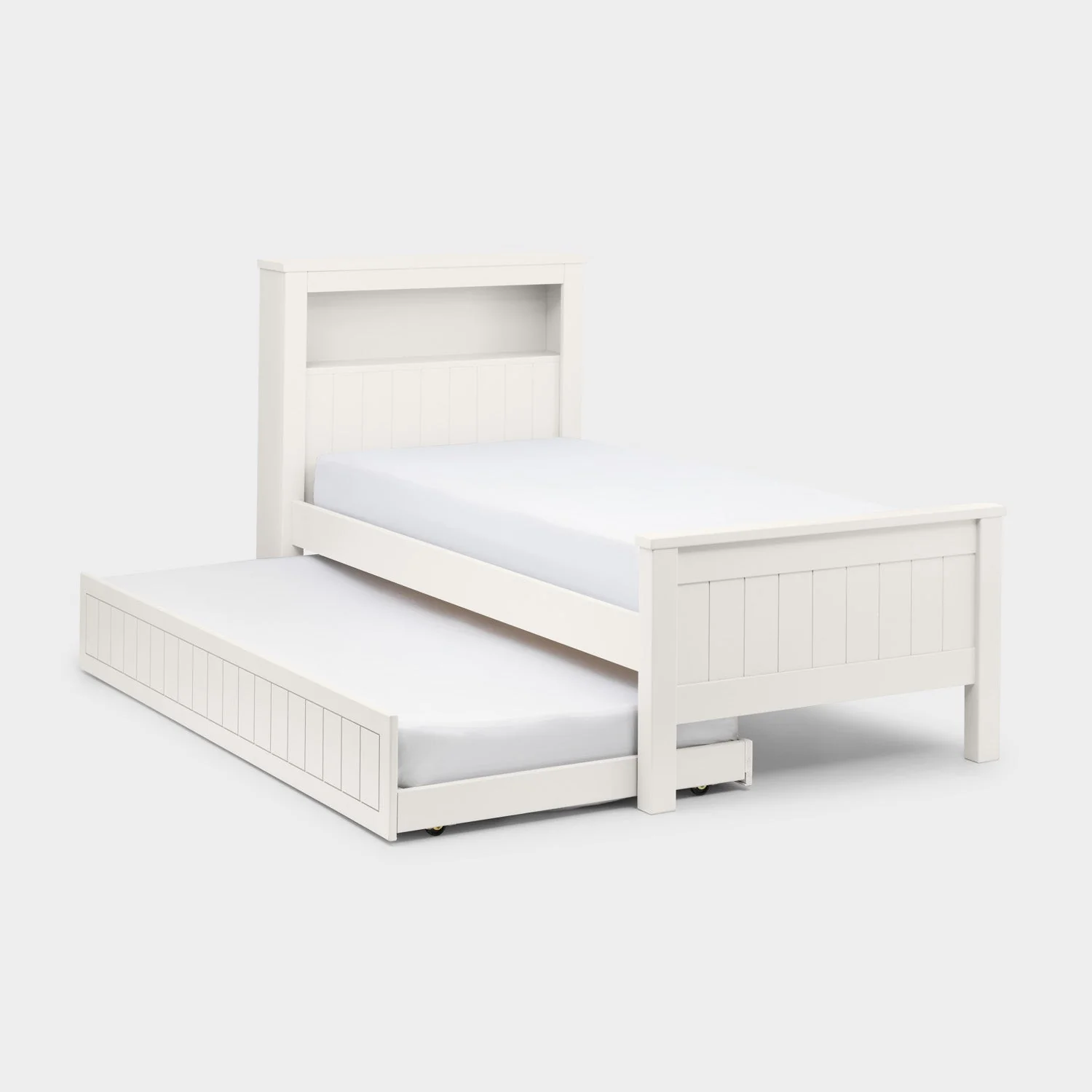 Marisol Bed Frame Single Surf White - Image 7