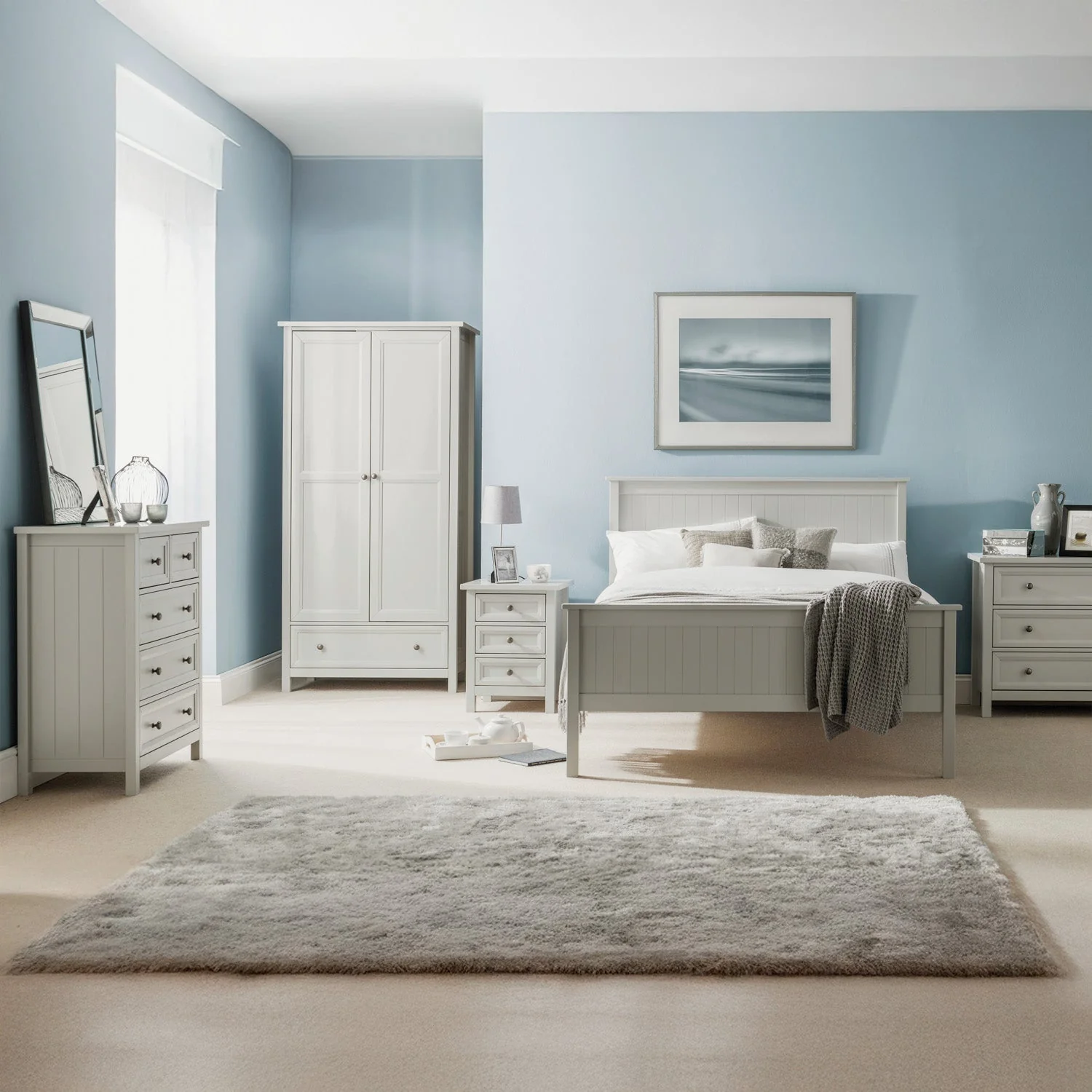 Marisol Dressing Table Dove Grey - Image 8