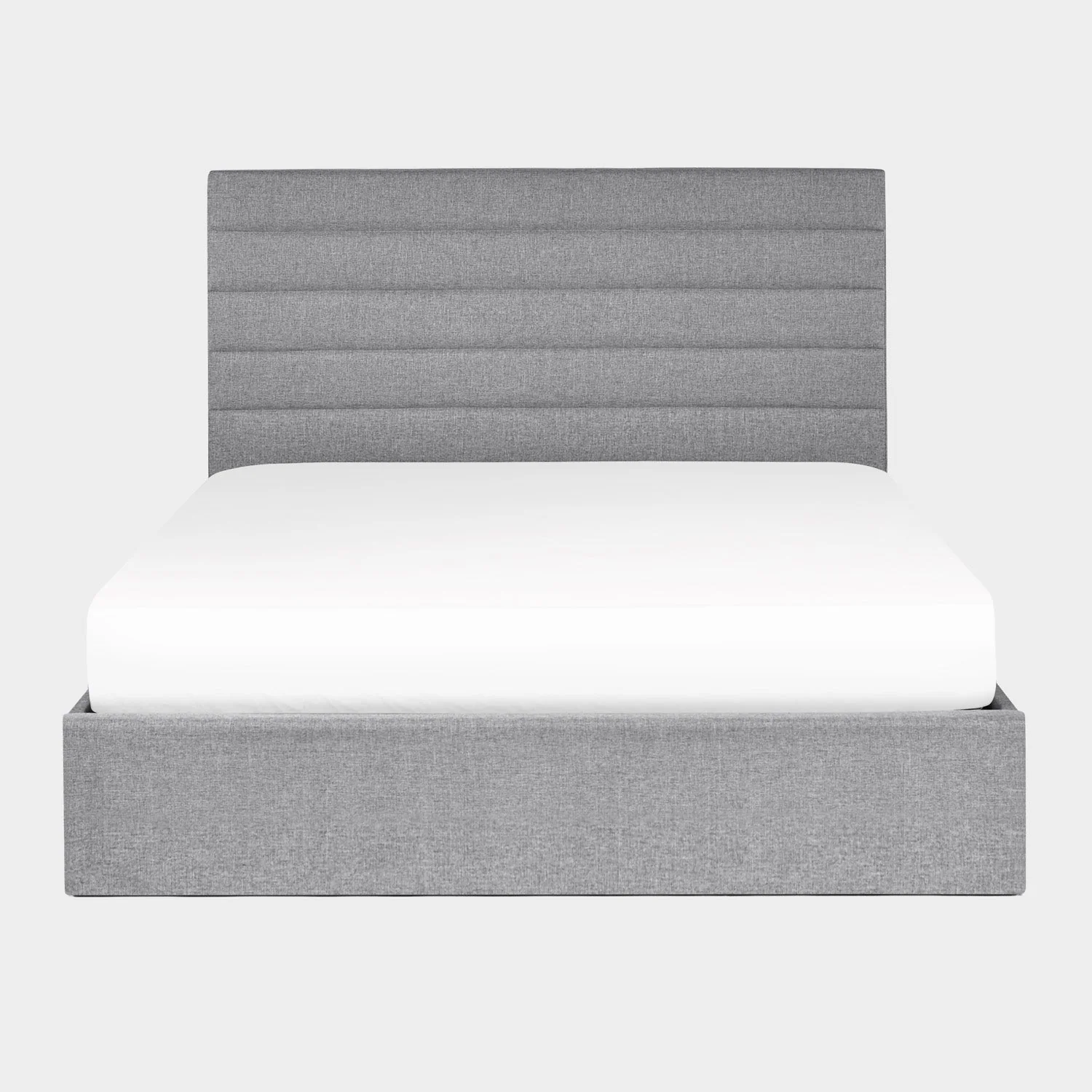 Meridian Bed Frame Double Grey Ottoman Storage - Image 5