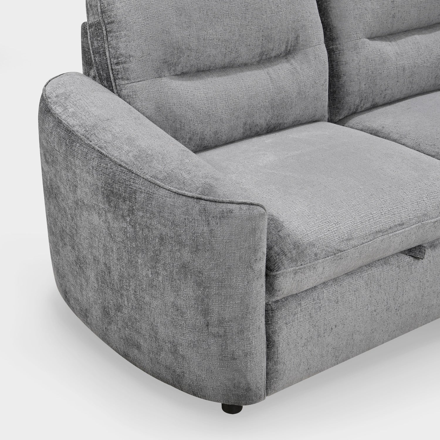 Mirella Sofa Bed Left Hand Facing Corner Dark Grey - Image 7