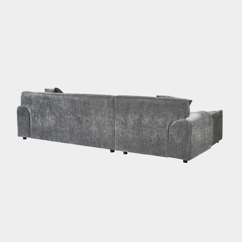 Modena Sofa Charcoal Left Hand Corner - Image 3