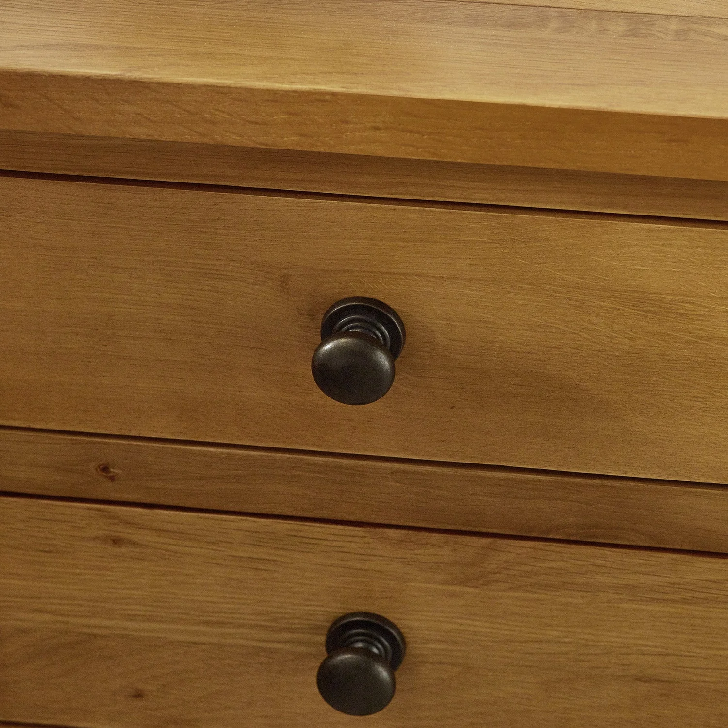 Myrtle 3 Drawer Bedside Oak - Image 5